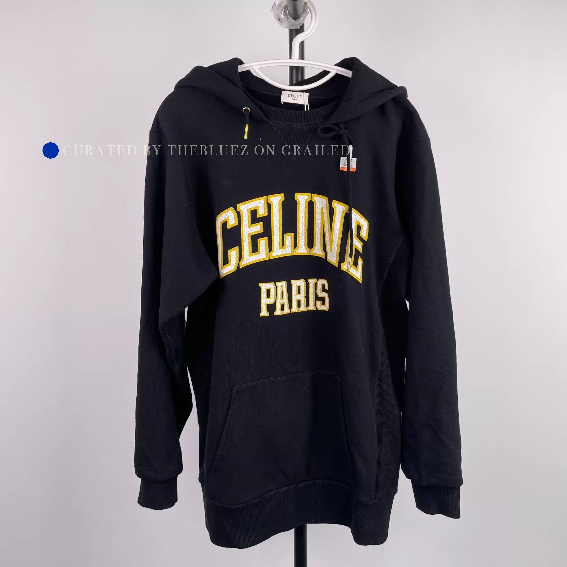 Celine CELINE TRACKSUIT JACKET IN DOUBLE FACE JERSEY IN BLACK