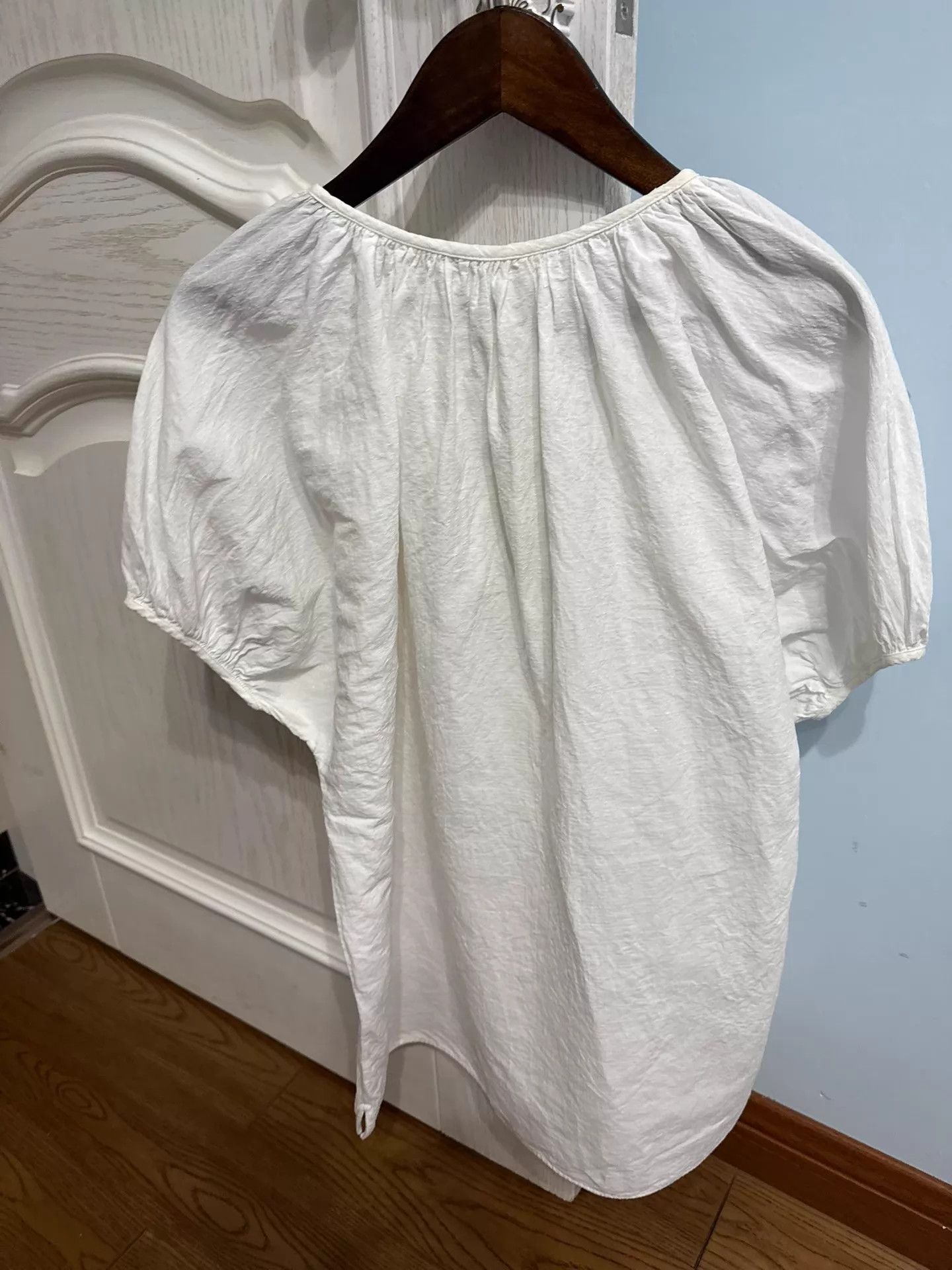 Jil Sander Jil Sander Linen-Cotton Short Top 9/10 Cute & Versatile Size XS / US 0-2 / IT 36-38 - 2 Thumbnail