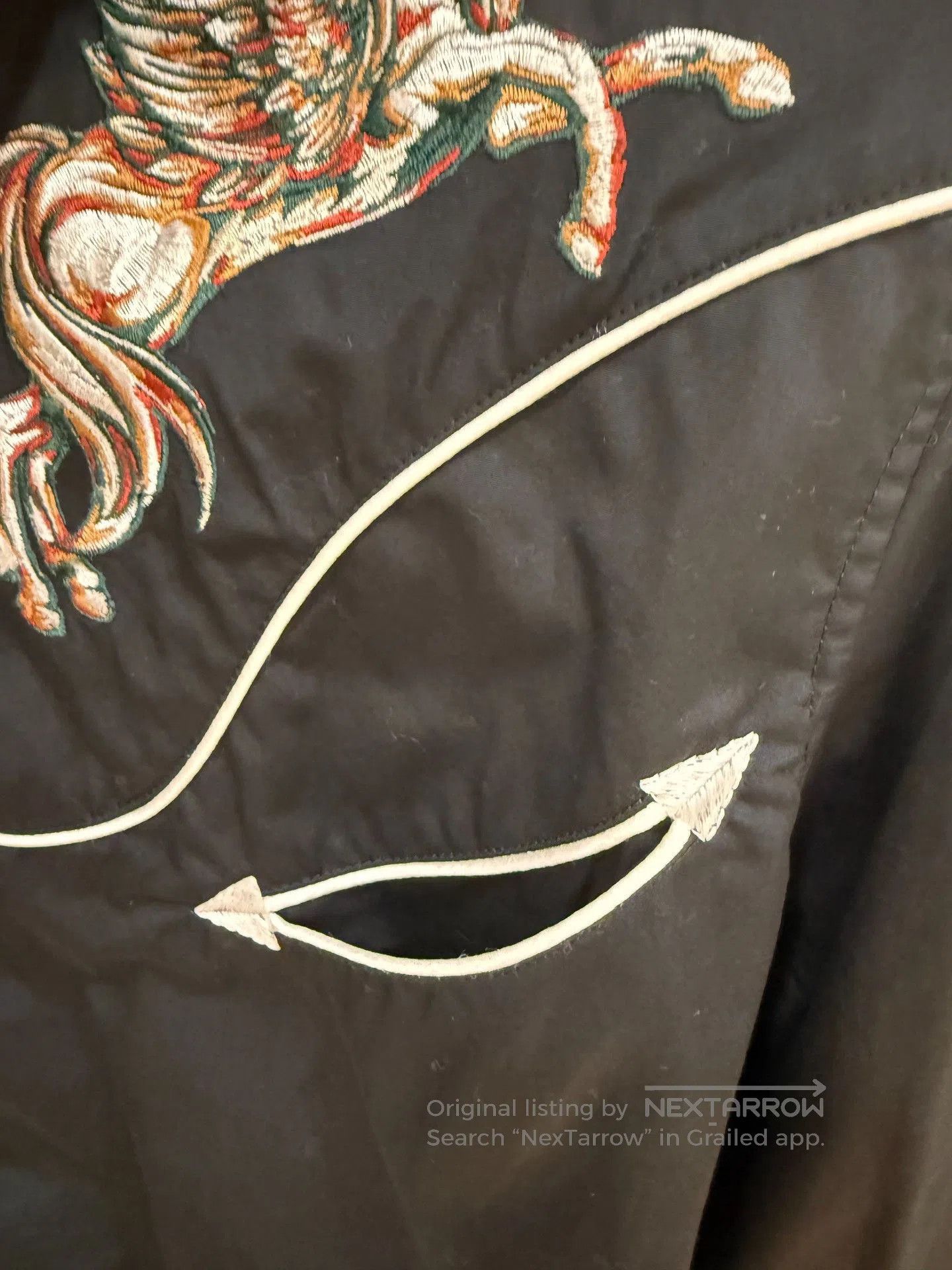 Roberto Cavalli Roberto Cavalli Embroidered Western Shirt. Size US M / EU 48-50 / 2 - 3 Thumbnail