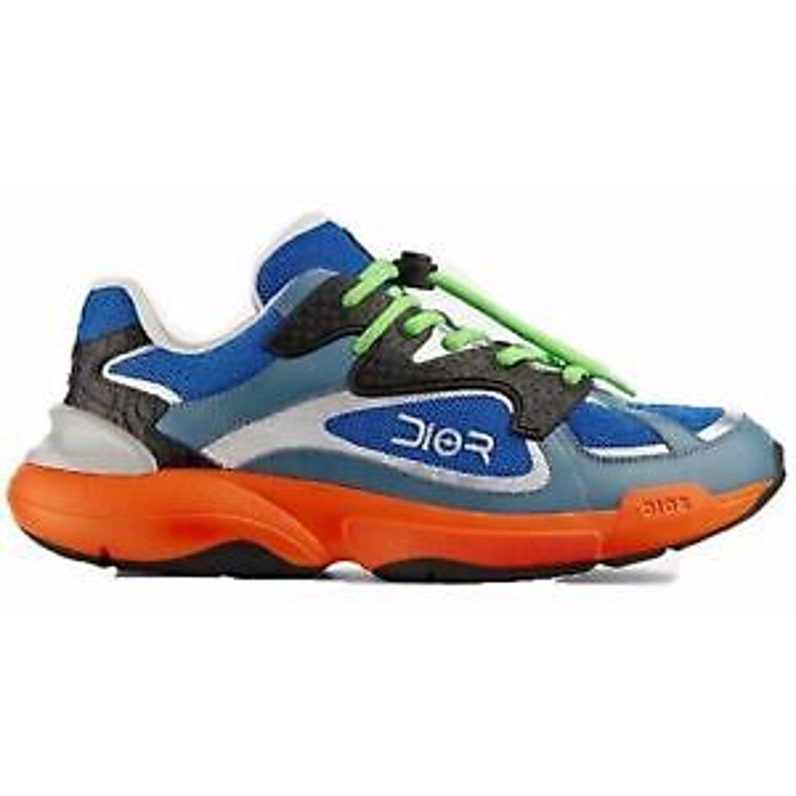 Dior Mens B24 Sorayama Low Top Lace Up Flat Sneakers 42 9