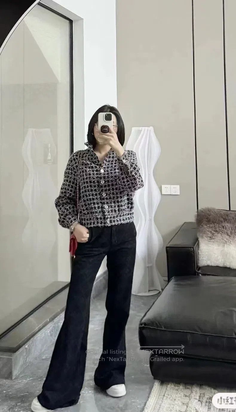Chanel Chanel 23A high-end handicraft workshop series thin coat Size XS / US 0-2 / IT 36-38 - 8 Thumbnail