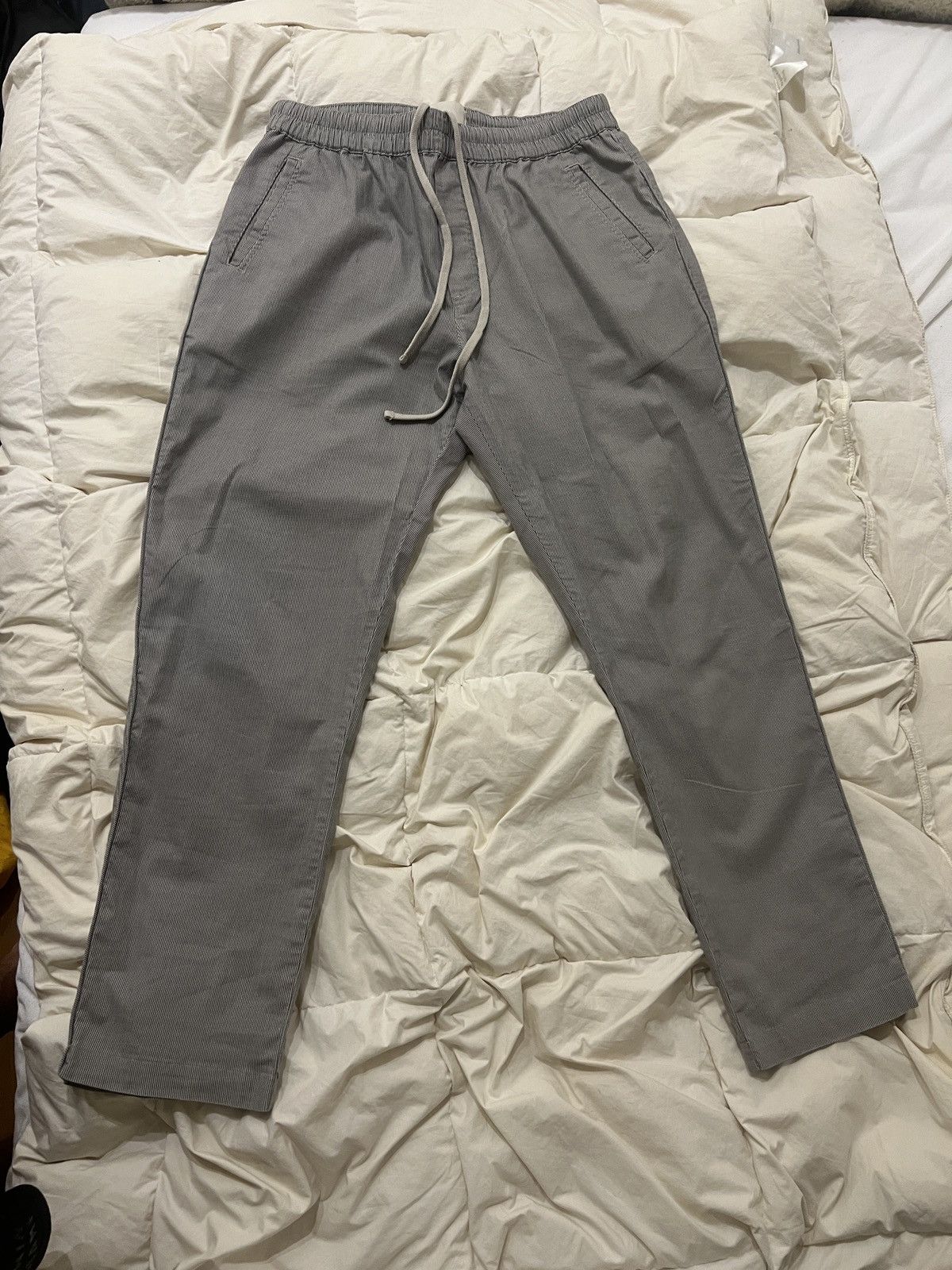 Folk Folk Assembly Trousers Grey Pinstripe size 3 Size US 32 / EU 48 - 3 Thumbnail