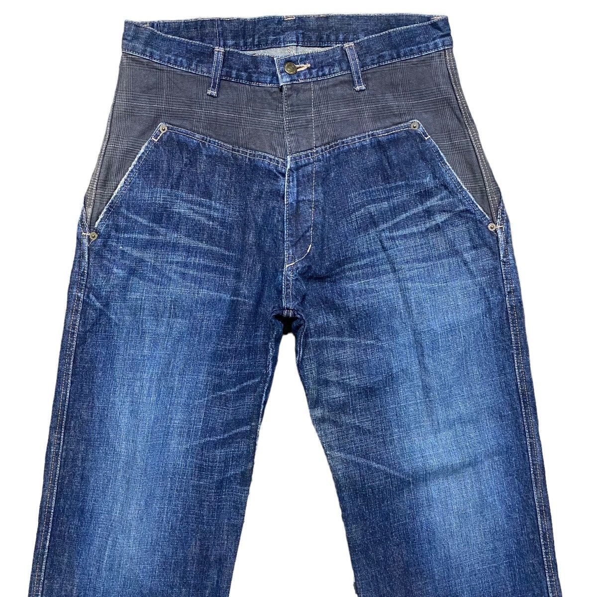Japanese Brand Japanese Brand HIGHBROW Hybrid Denim Jeans Size US 32 / EU 48 - 3 Thumbnail