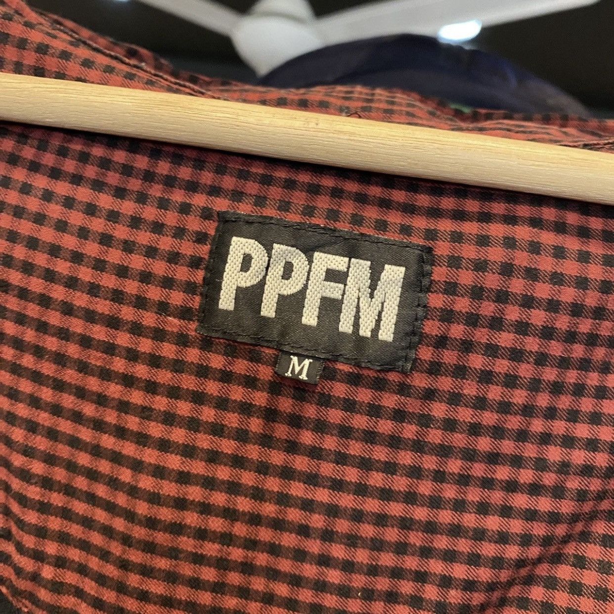 PPFM PPFM Flannel Hoodie Checkered Plaid Shirt Size US M / EU 48-50 / 2 - 14 Thumbnail