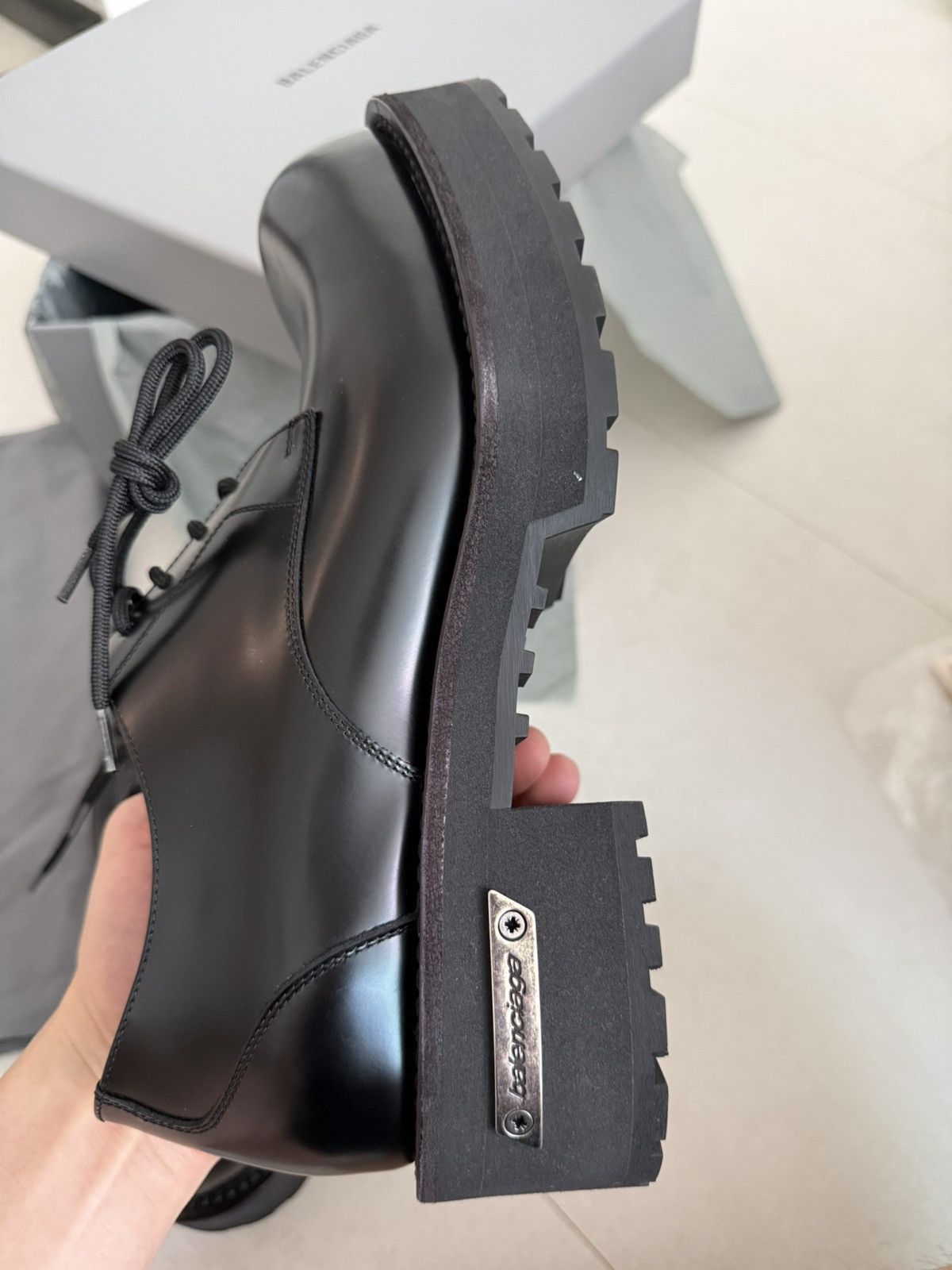 Balenciaga Balenciaga Venom Derby Black 42 Size US 9 / EU 42 - 10 Thumbnail