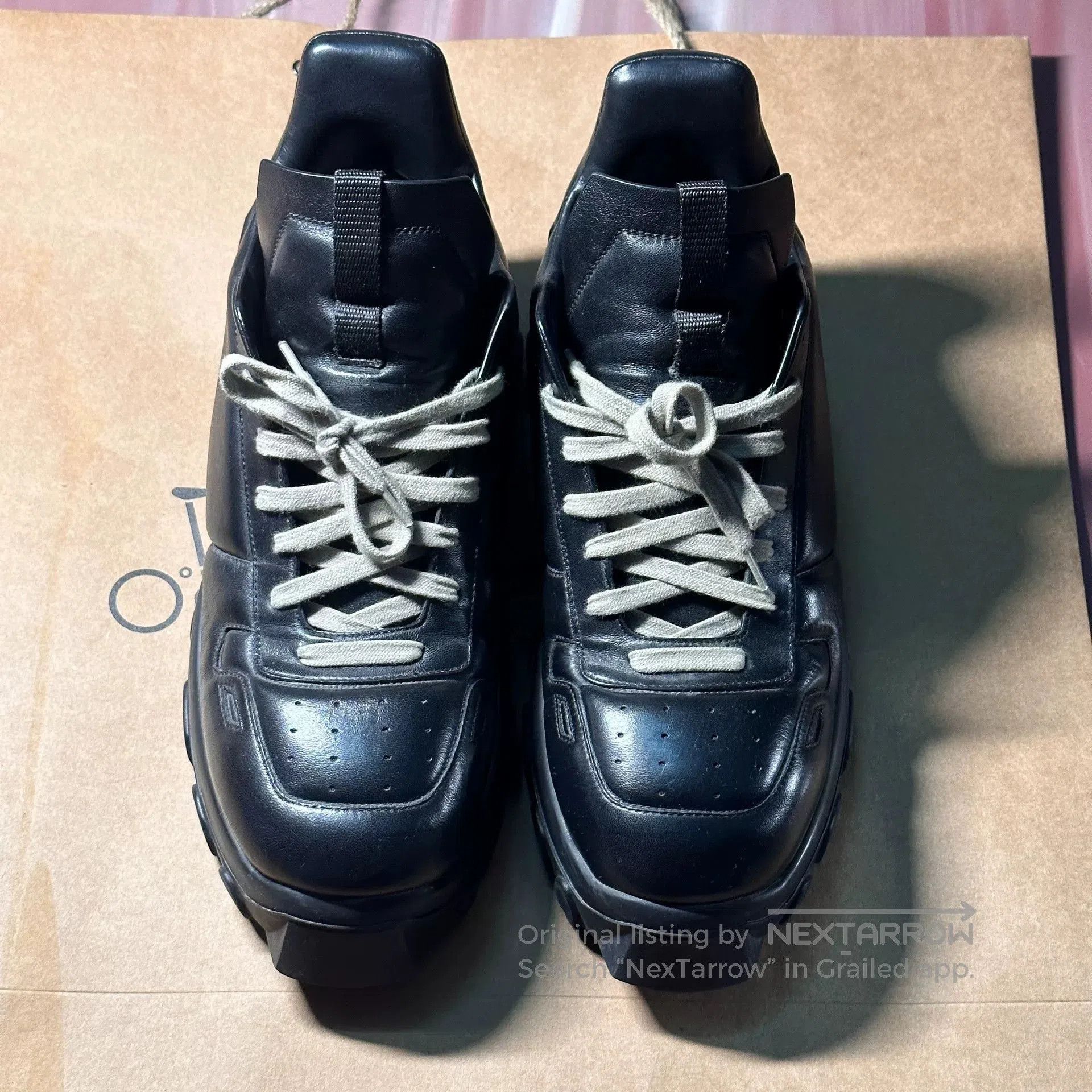 Rick Owens Rick Owens Octopus Bottom Black Sneakers. Size US 8 / EU 41 - 2 Thumbnail