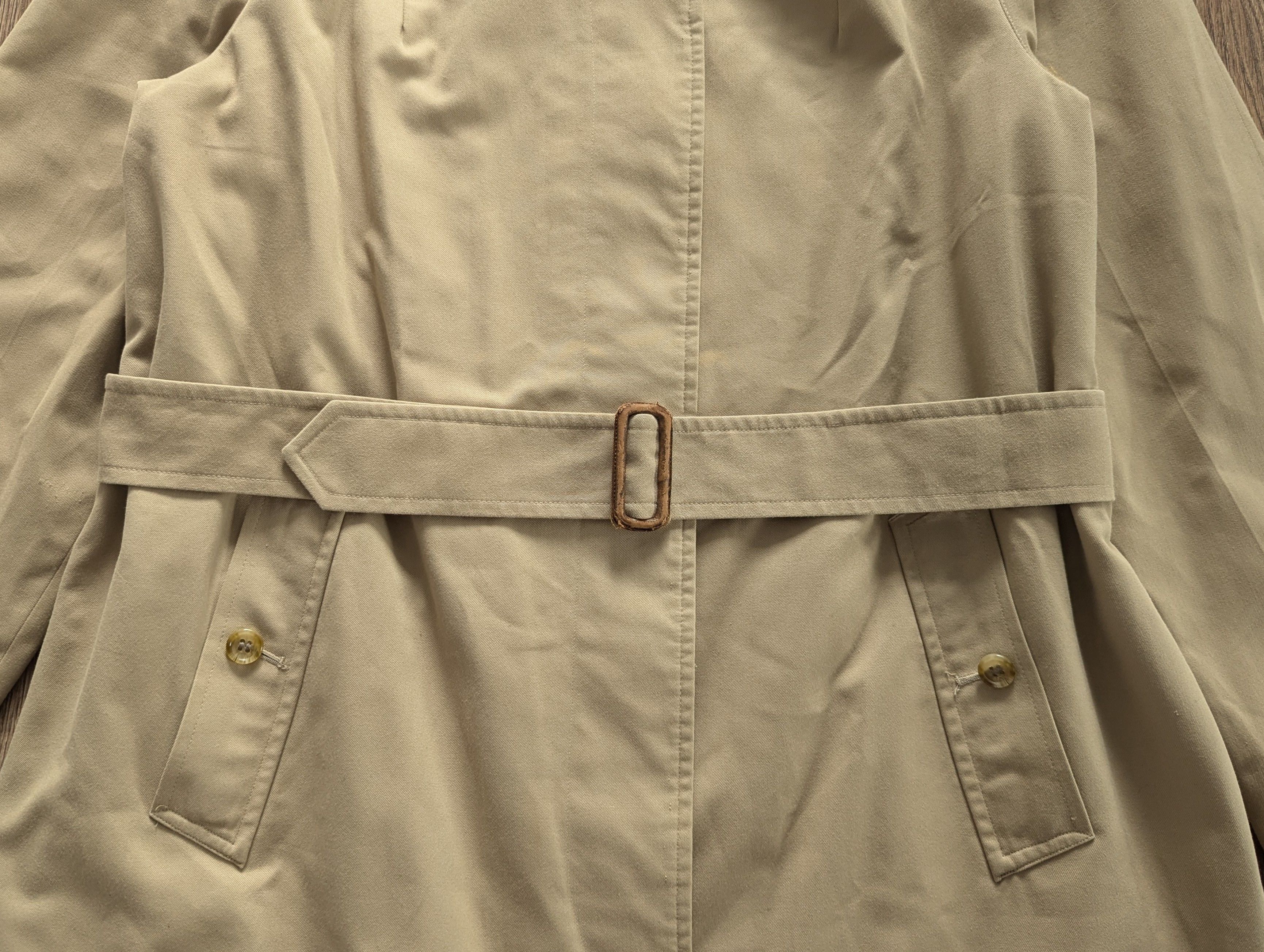 Burberry × Vintage Vintage Burberrys Womens Long Coat Nova Check MadeInEngland Size L / US 10 / IT 46 - 4 Thumbnail