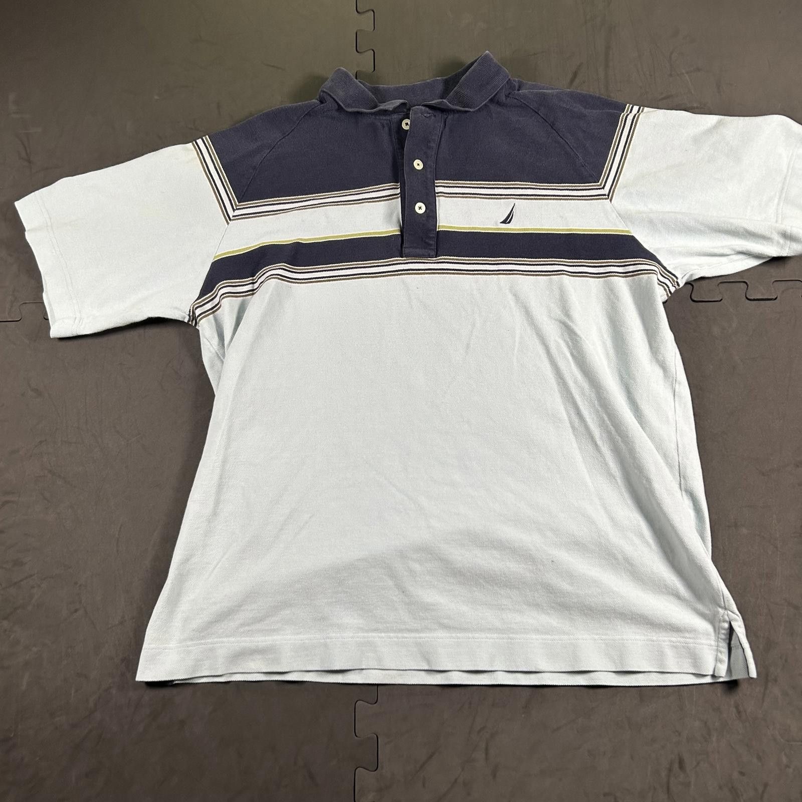 Nautica Vintage y2k Men's Nautica Polo Shirt size L Size US L / EU 52-54 / 3 - 1 Thumbnail