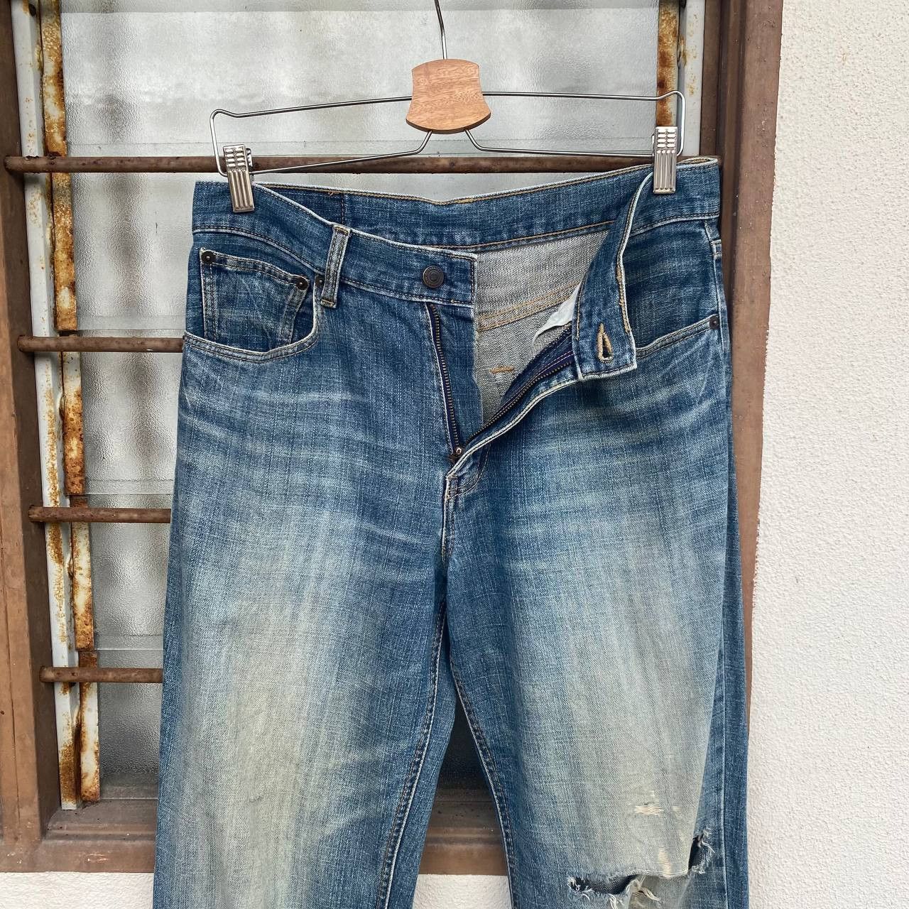 Kansai Yamamoto VINTAGE KANSAI YAMAMOTO DISTRESSED DENIM W29X29 Size US 29 - 8 Thumbnail