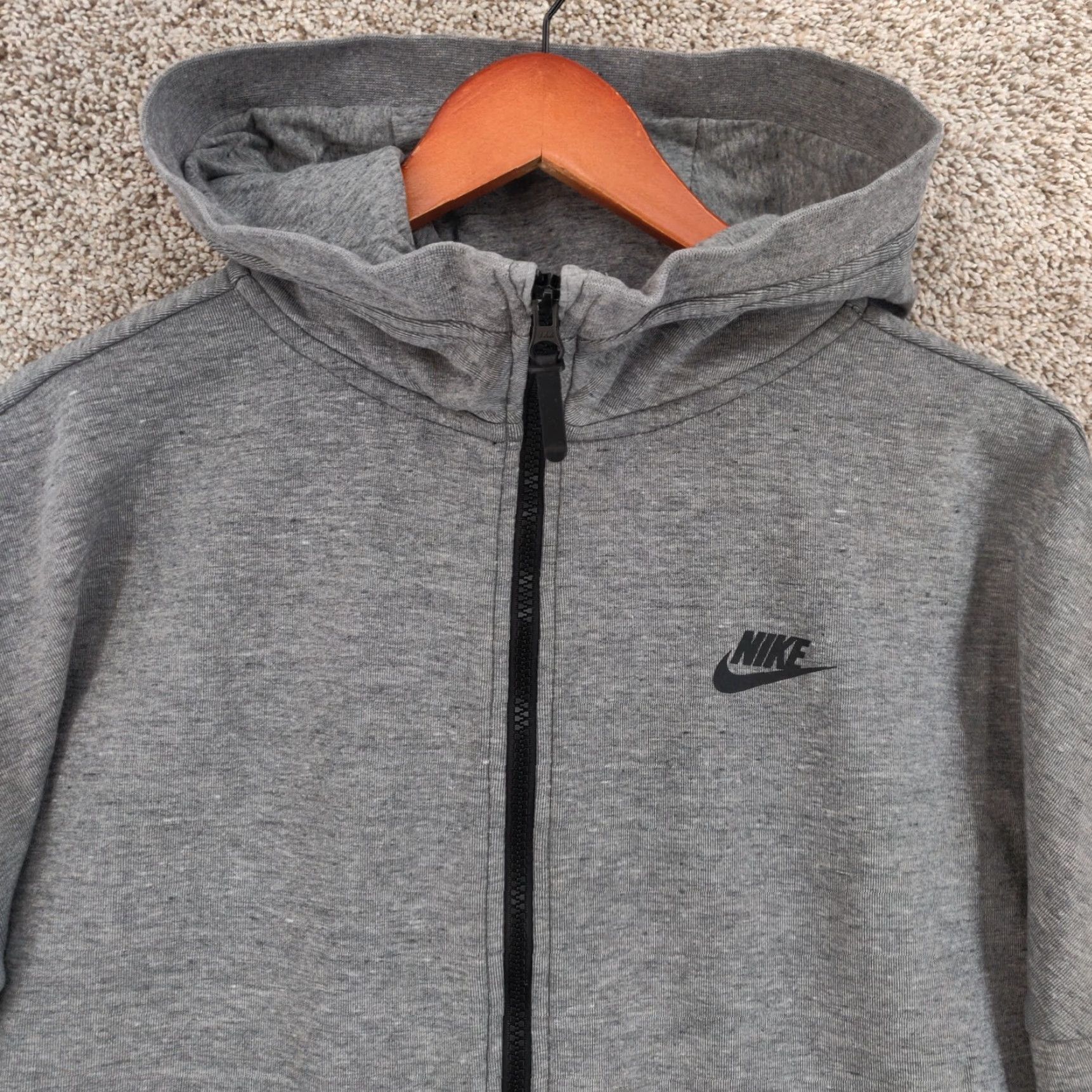 Nike Nike Tech Fleece Cape Hoodie Womens Medium Gray SweatShirt 811710 063 Size M / US 6-8 / IT 42-44 - 2 Thumbnail