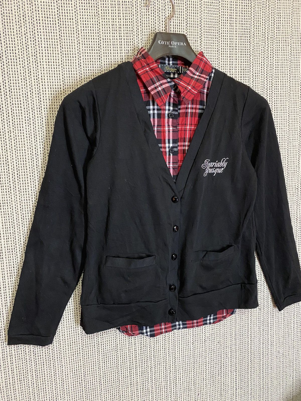GOSTAR DE FUGA × If Six Was Nine × Le Grande Bleu (L.G.B.) ‼️CARDIGAN SKULLS WITH SHIRT BUTTON UPS VERY RARE‼️ Size M / US 6-8 / IT 42-44 - 3 Thumbnail