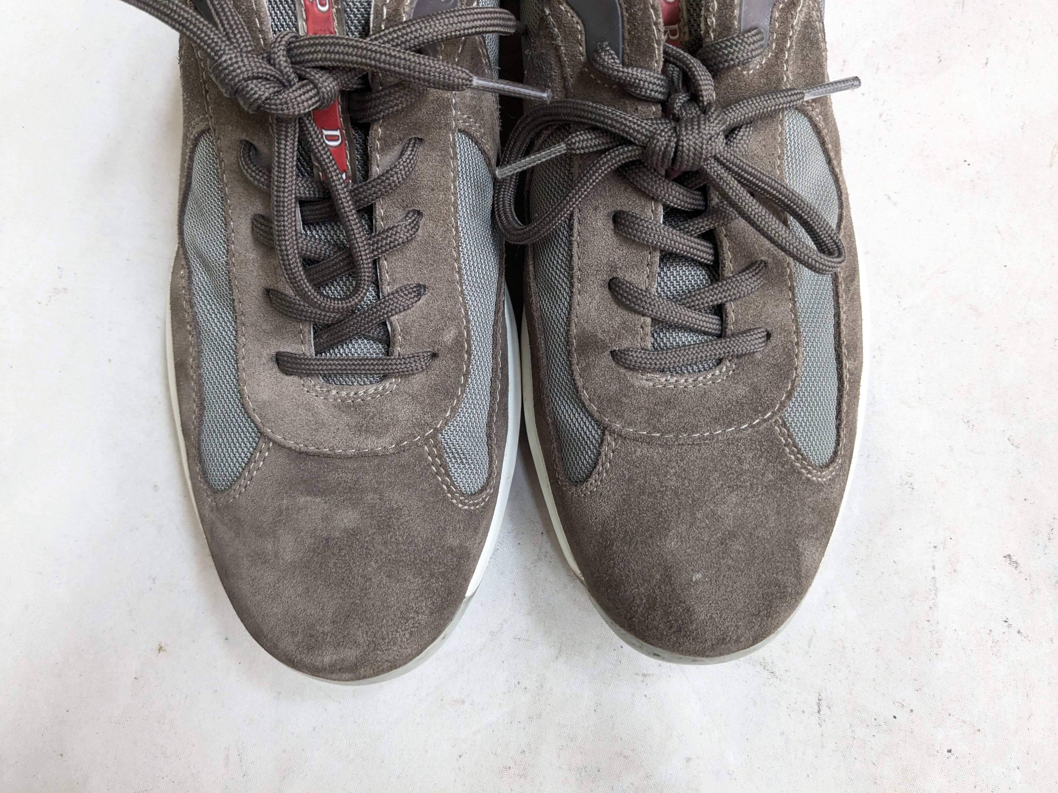 Prada Prada America's Cup Gray Suede 10 Low Top Size US 10 / EU 43 - 3 Thumbnail