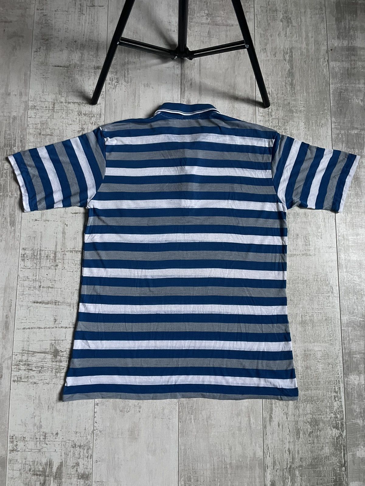 Dior Vintage Christian Dior 80’s Striped Polo T-Shirt RARE Size US M / EU 48-50 / 2 - 5 Thumbnail