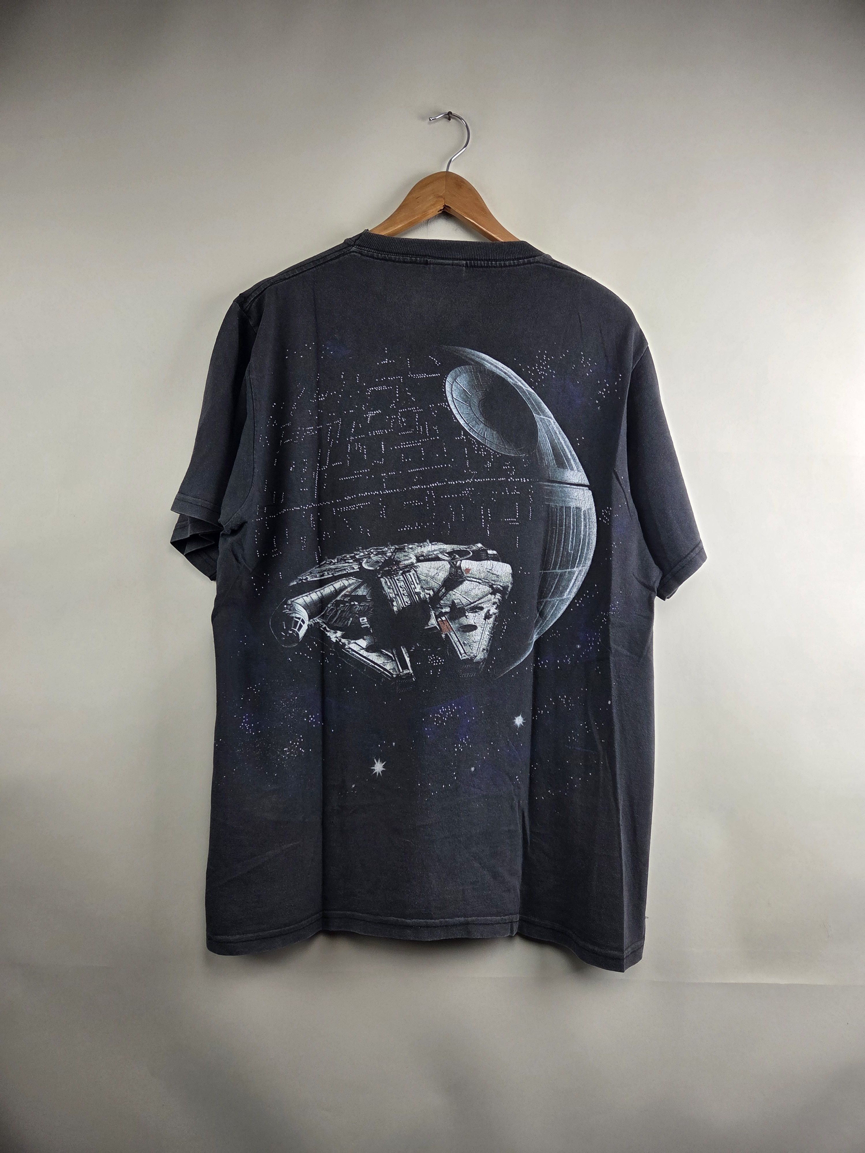 Star Wars × Vintage 90s Star Wars Death star All over print L 21.5" 29.5" Size US L / EU 52-54 / 3 - 5 Thumbnail