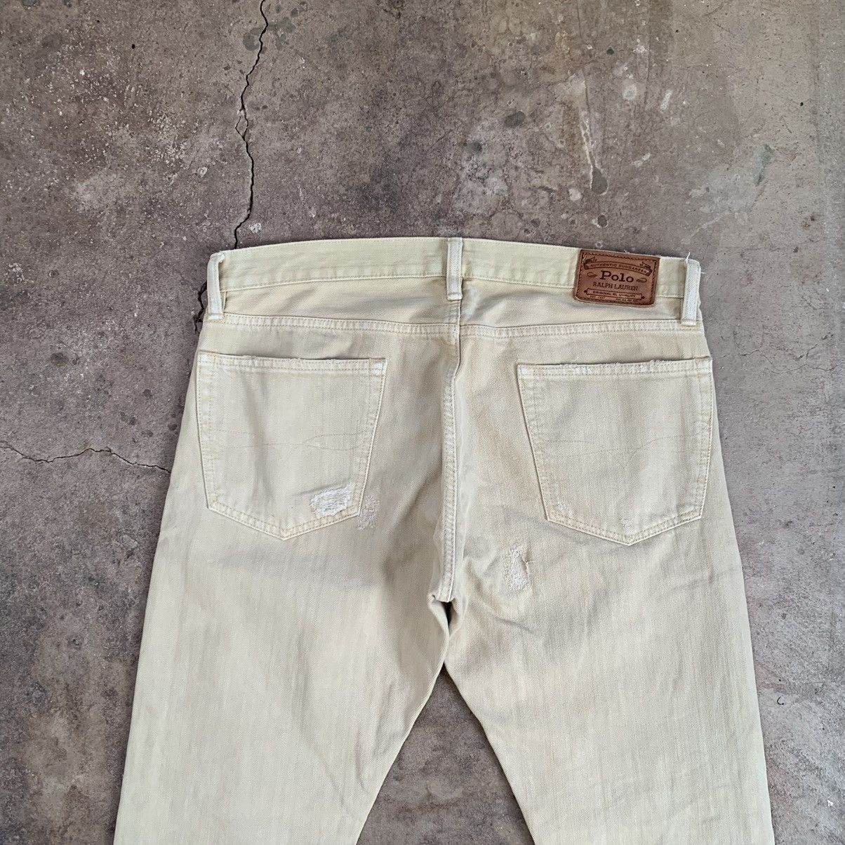 Ralph Lauren Polo RL S American distressed Selvedge Denim Jeans Size US 33 - 10 Thumbnail