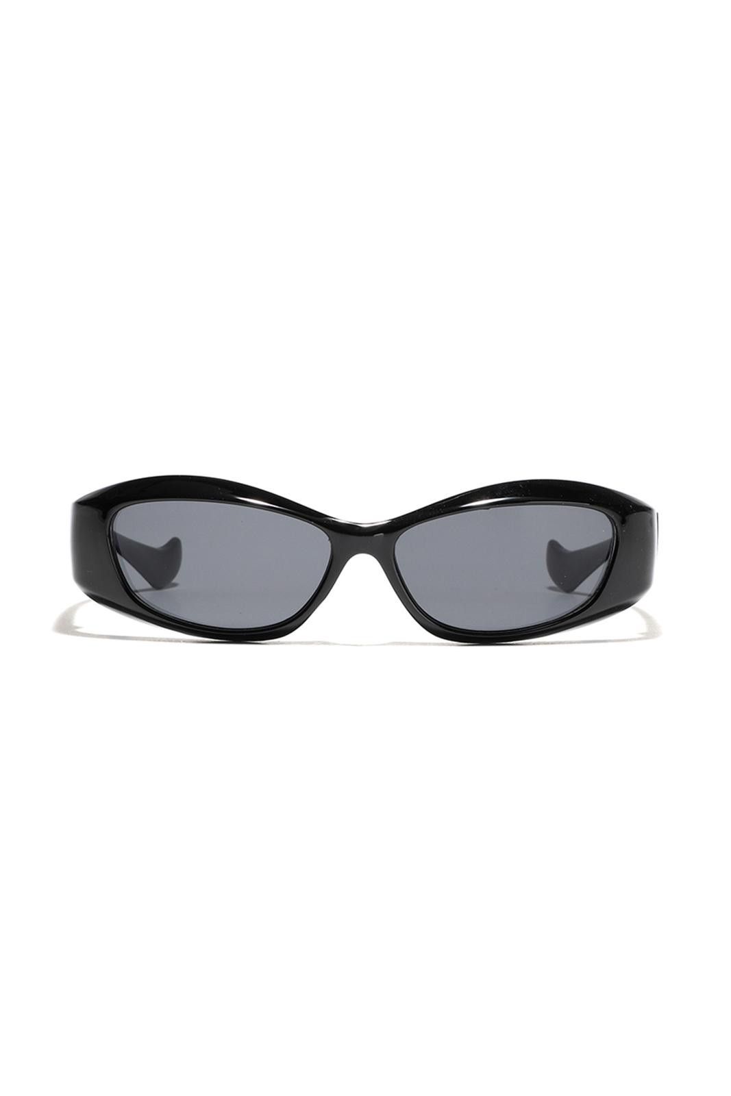 Other Rare Vtg Y2k Avant Garde Round Sunglasses Black Unisex OS Size ONE SIZE - 2 Thumbnail