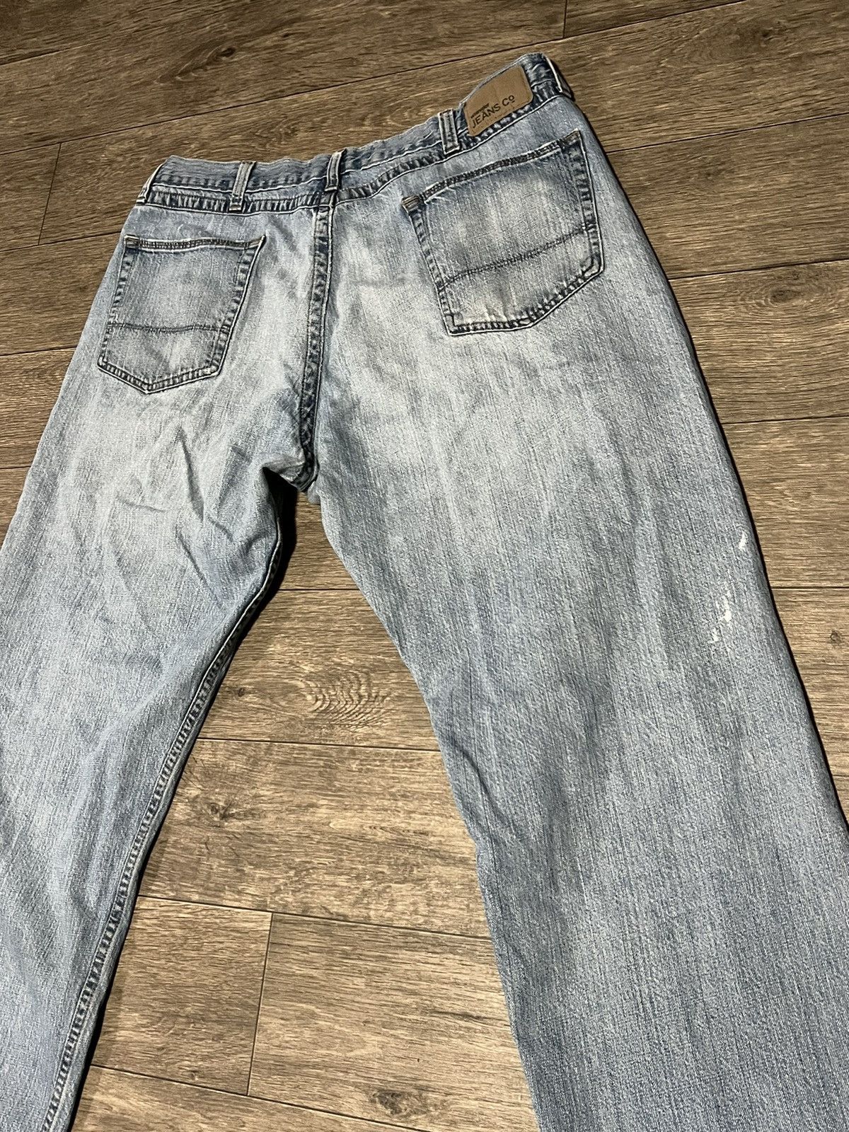Vintage Wrangler Distressed Loose Fit Denim 38x32 Size US 38 / EU 54 - 10 Thumbnail