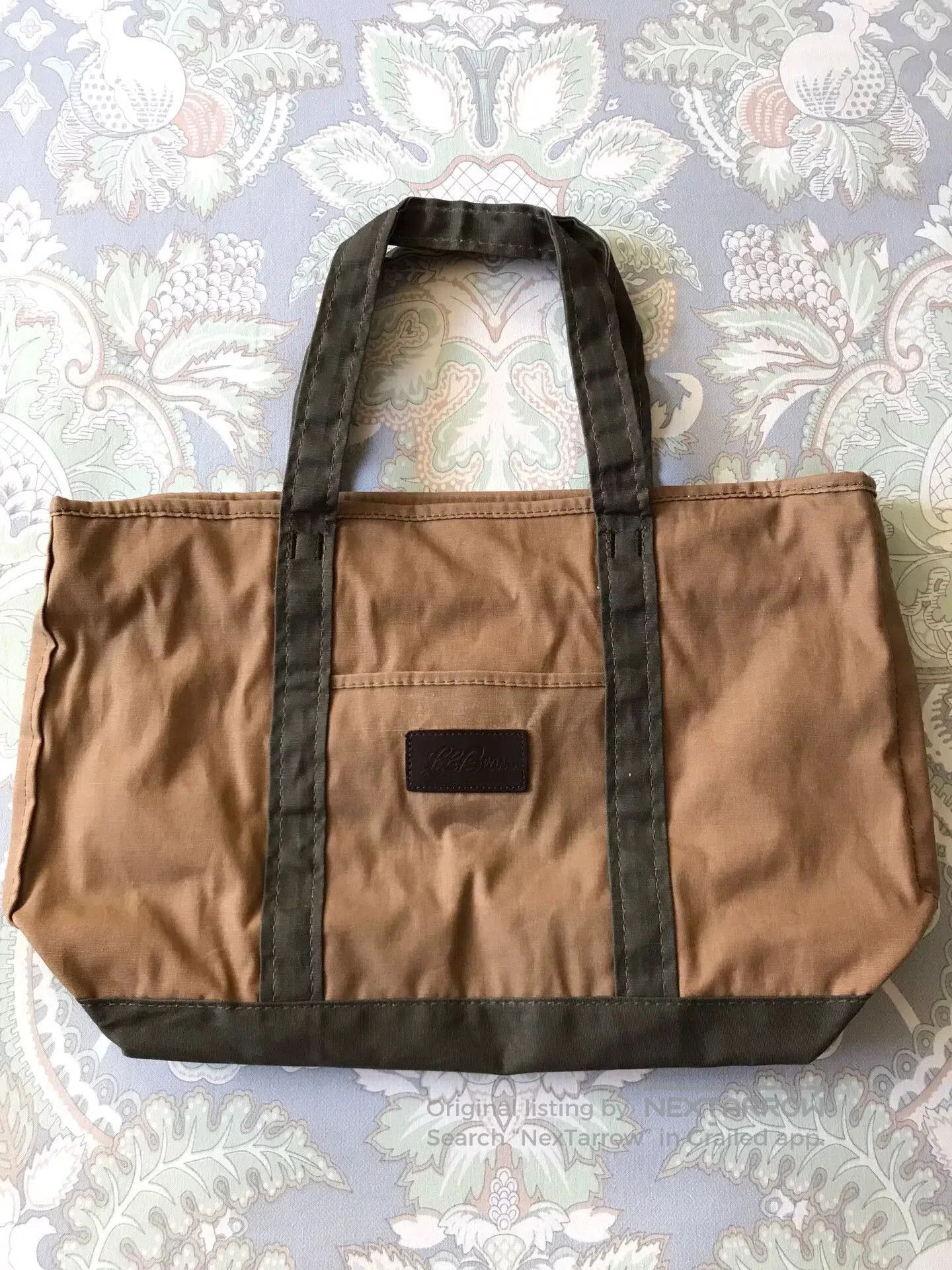 L.L. Bean L.L.Bean Waxed Canvas Vintage Tote. Size ONE SIZE - 1 Thumbnail