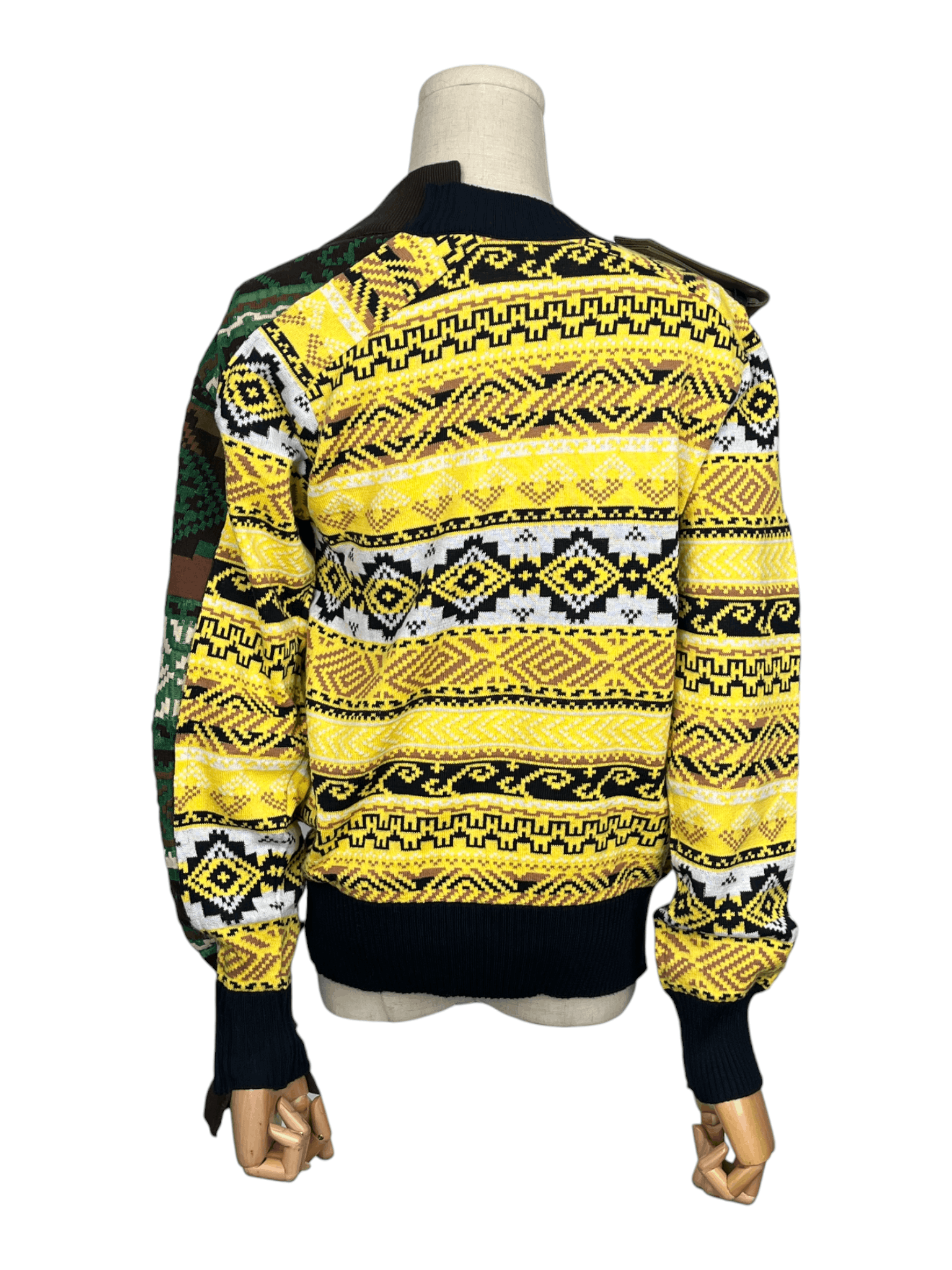Sacai Sacai Multi Color Jumper With Gold Buttons Size S / US 4 / IT 40 - 2 Thumbnail