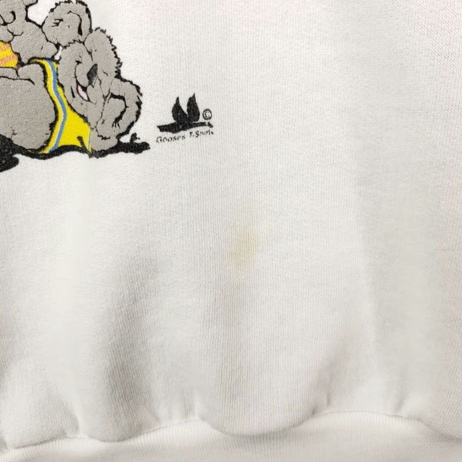 Vintage VINTAGE Australia Koala Bear Sweatshirt Mens Size Medium 80s Down Under Sweatshirt Crew Neck Cotton Blend White Size US M / EU 48-50 / 2 - 4 Thumbnail