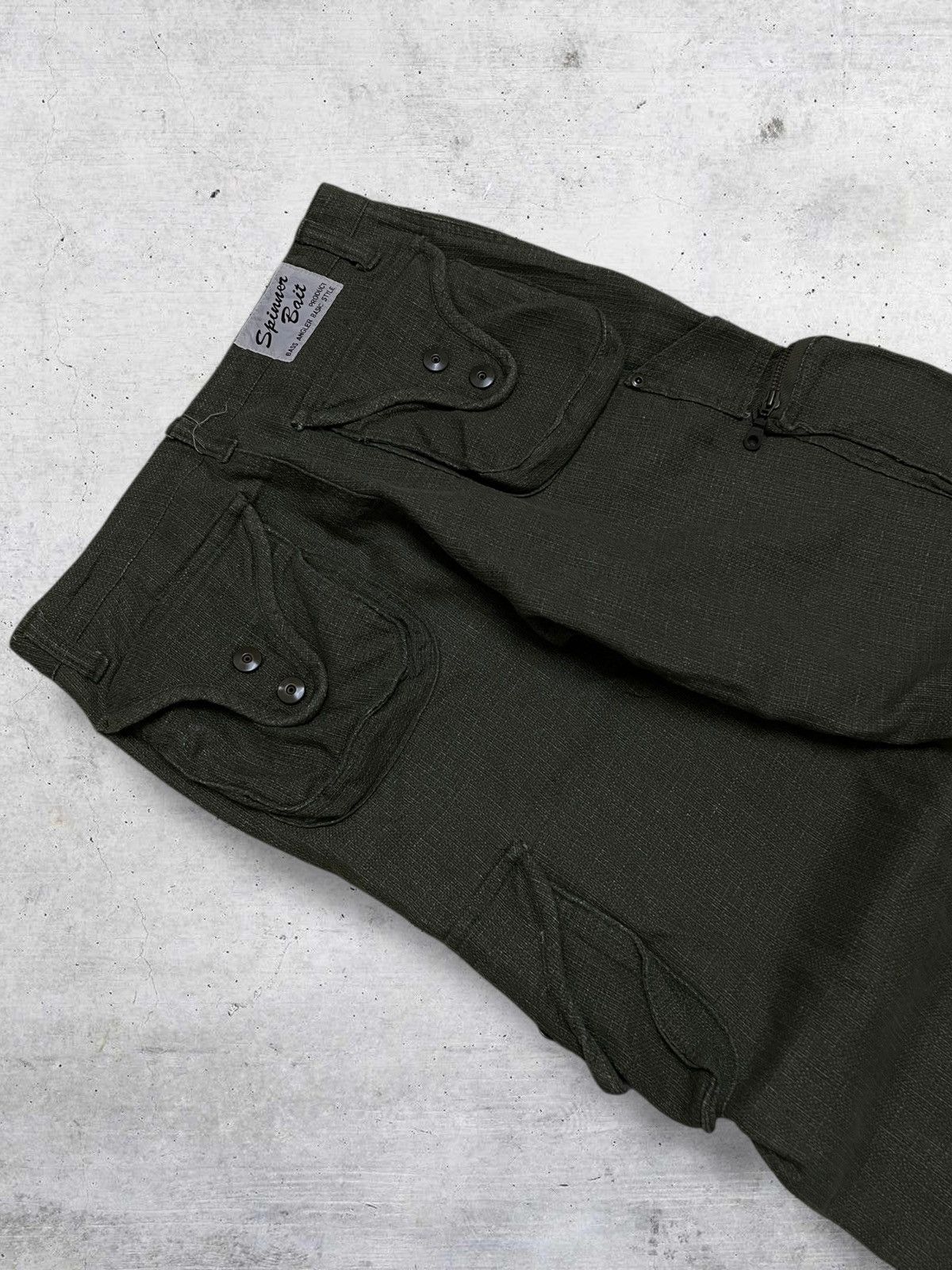 Japanese Brand VINTAGE SPINNER BAIT JAPAN DESIGNER CARGO ARMY LIKE GOA PANT Size US 29 - 12 Thumbnail