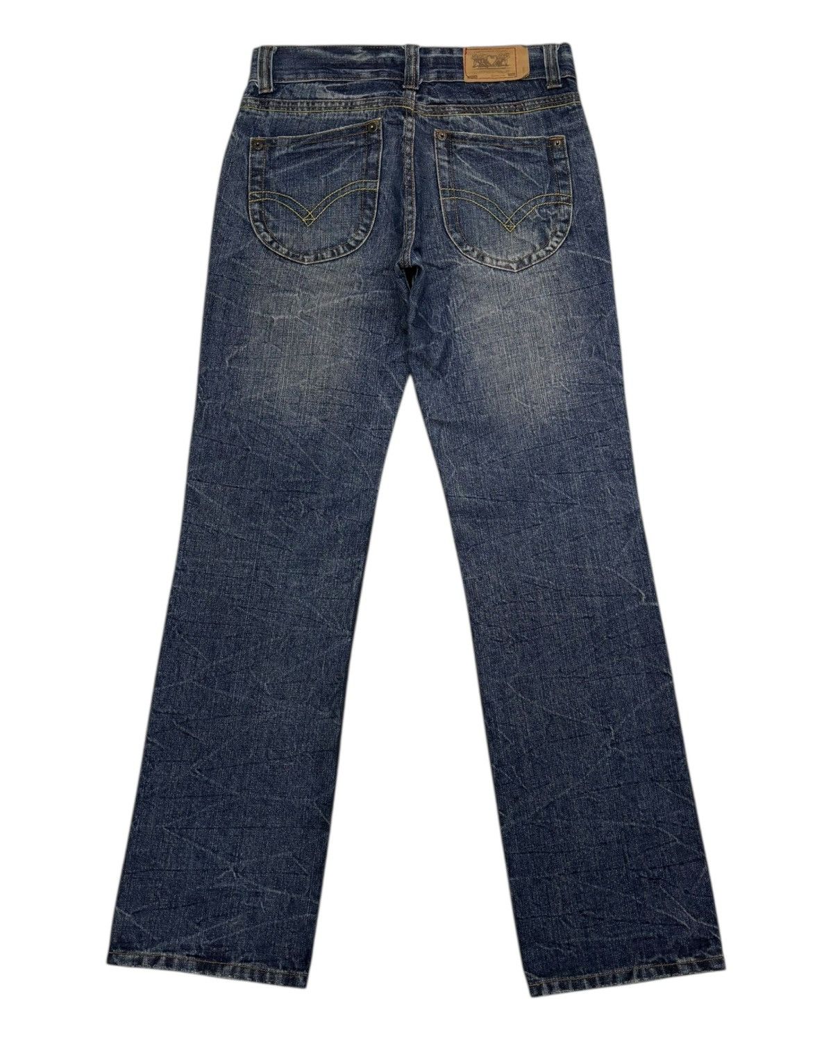 Beauty Beast × Hysteric Glamour Vintage Clef De Sol Distressed Denim Jeans Size US 30 / EU 46 - 8 Thumbnail