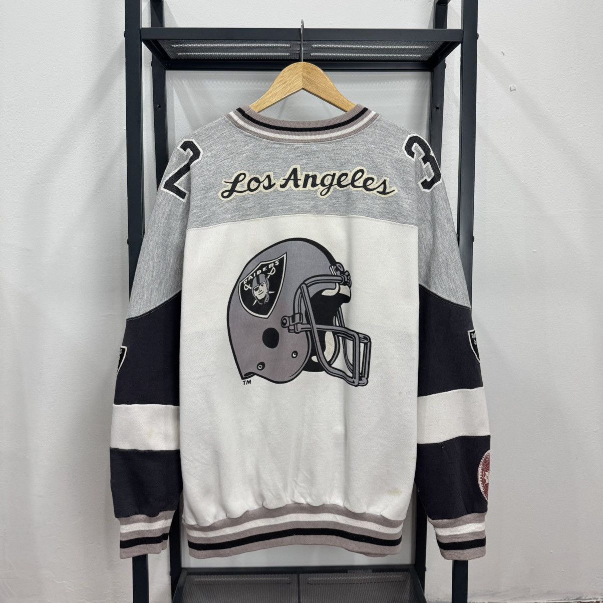 Champion × Vintage Rare Vintage NFL Raiders x Champion Sweatshirt Size US L / EU 52-54 / 3 - 8 Thumbnail
