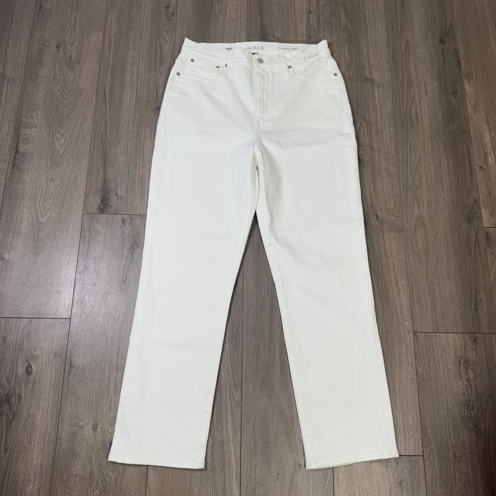 J.Crew J Crew Classic Straight Denim Stretch Jeans US Women's 30 Size 30" / US 8 / IT 44 - 1 Thumbnail
