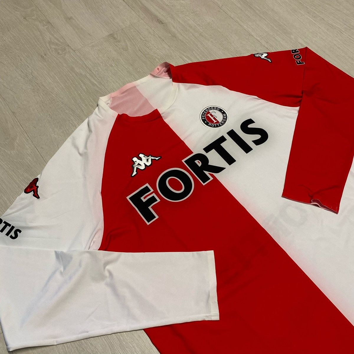 Kappa Kappa Rotterdam Feyenoord longsleeve player issue 2003/2004 Size US XXL / EU 58 / 5 - 3 Thumbnail