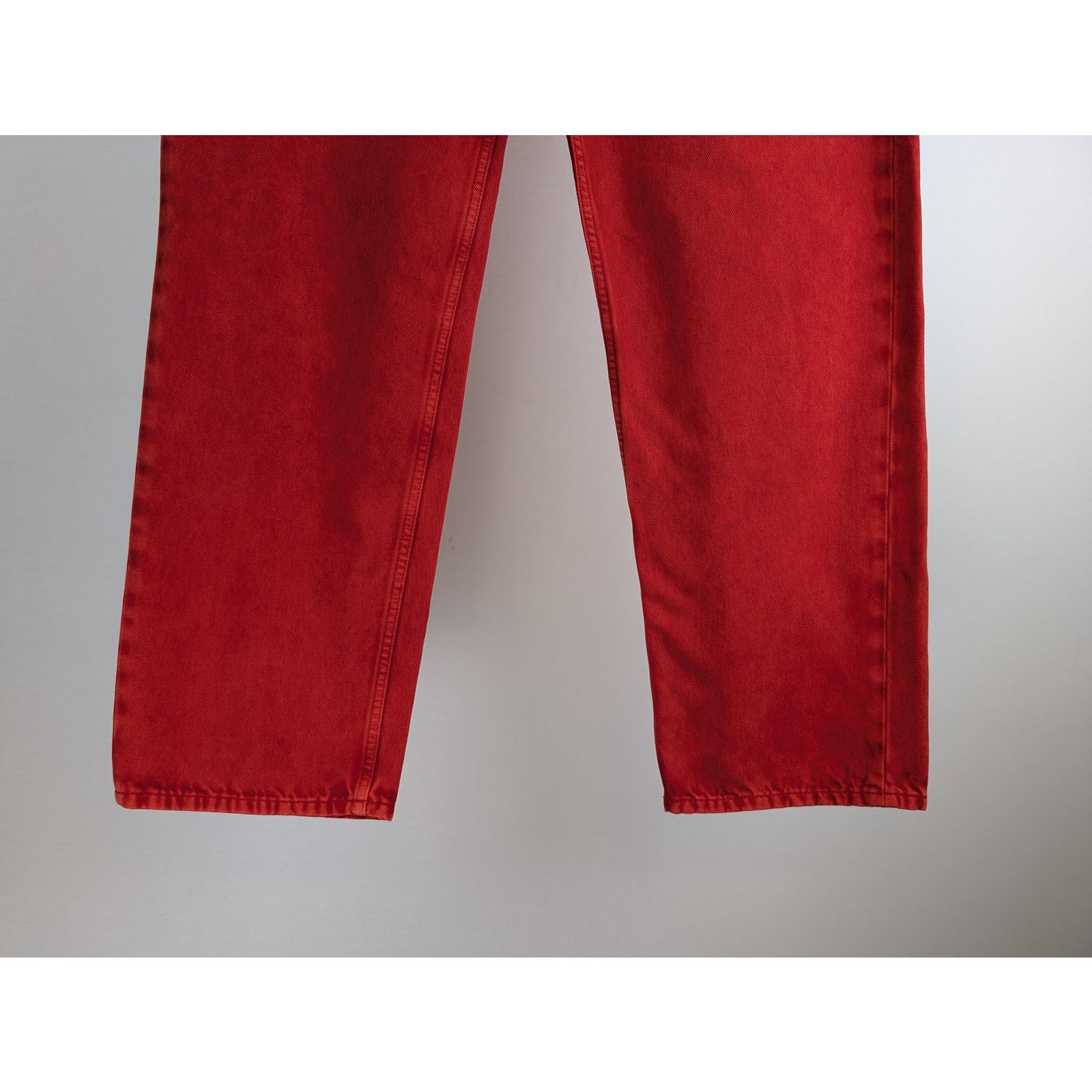 Bottega Veneta o1rshd1 Faded Colour Wash Denim Jean in Deep Red Size US 32 / EU 48 - 4 Thumbnail