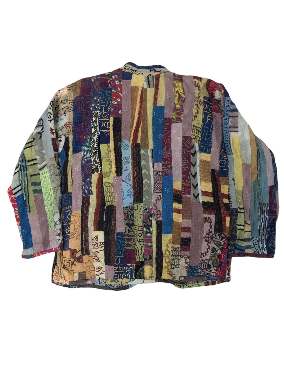 Japanese Brand Mimi Collection Colourful Patchwork Kapital Inspired Jacket Size US M / EU 48-50 / 2 - 2 Thumbnail