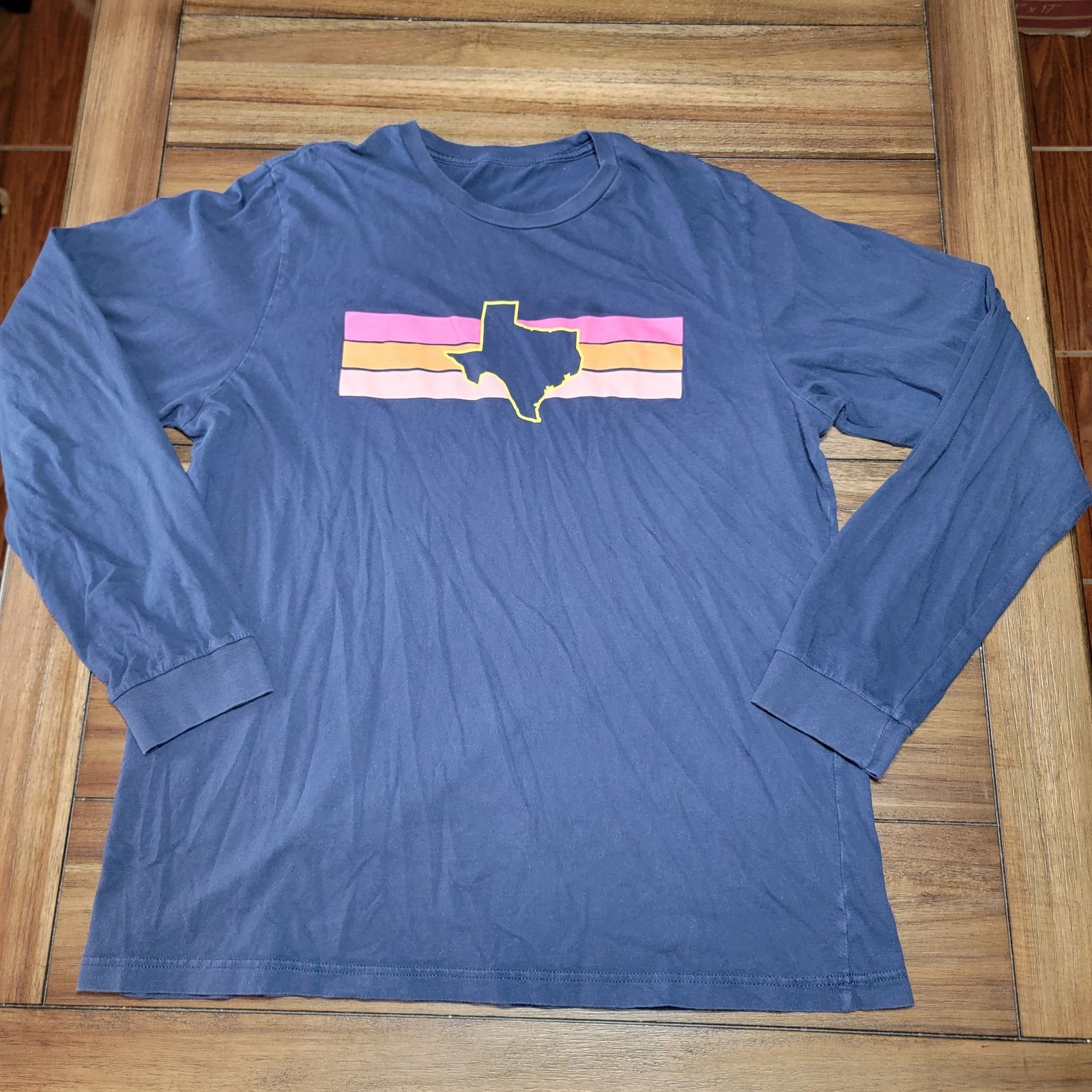 Other Dark Blue LS Texas Tee - Size Large Size L / US 10 / IT 46 - 1 Thumbnail