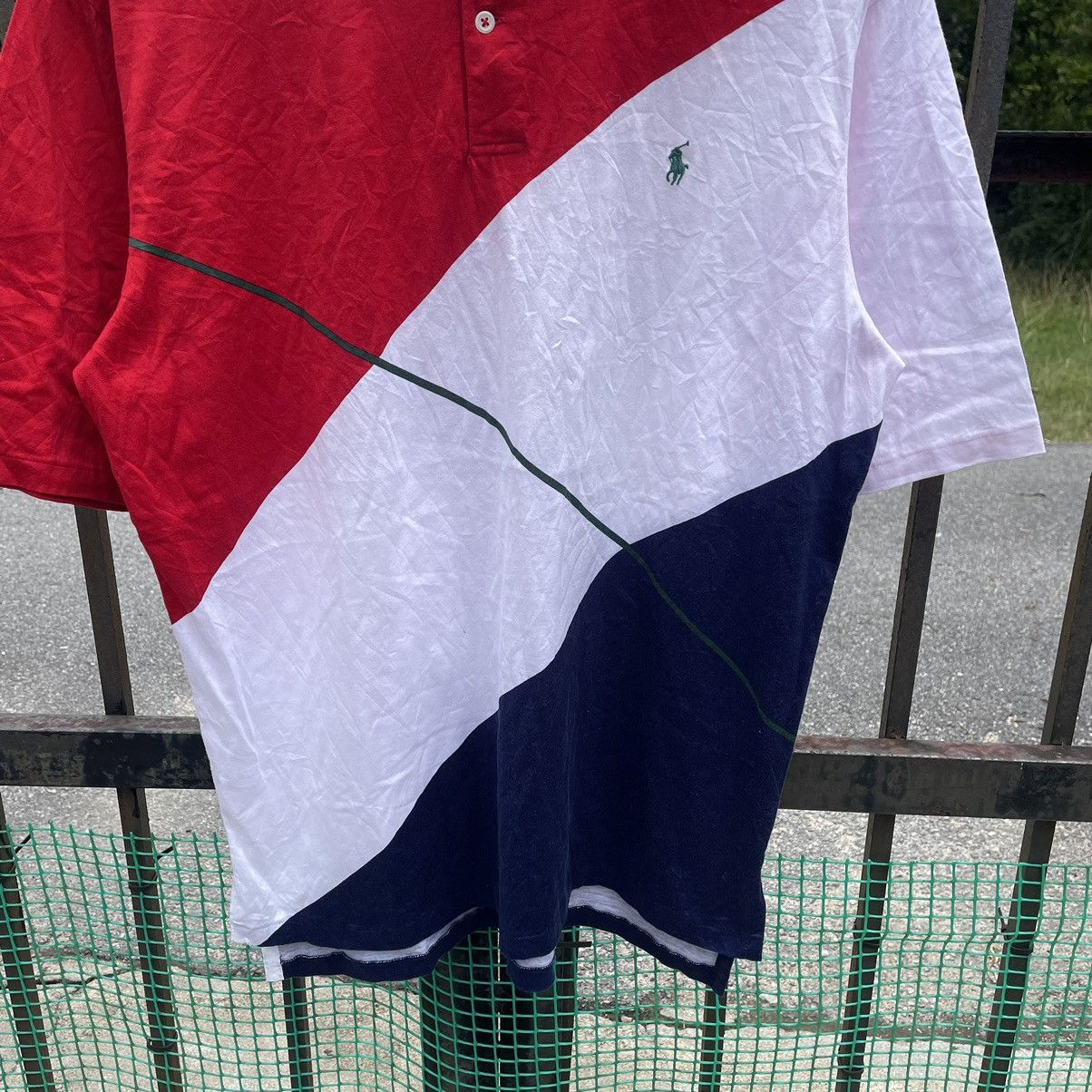 Polo Ralph Lauren × Ralph Lauren × Vintage 🔥🔥Vintage Polo Ralph Lauren Tricolour Polos Shirts Size US L / EU 52-54 / 3 - 4 Thumbnail