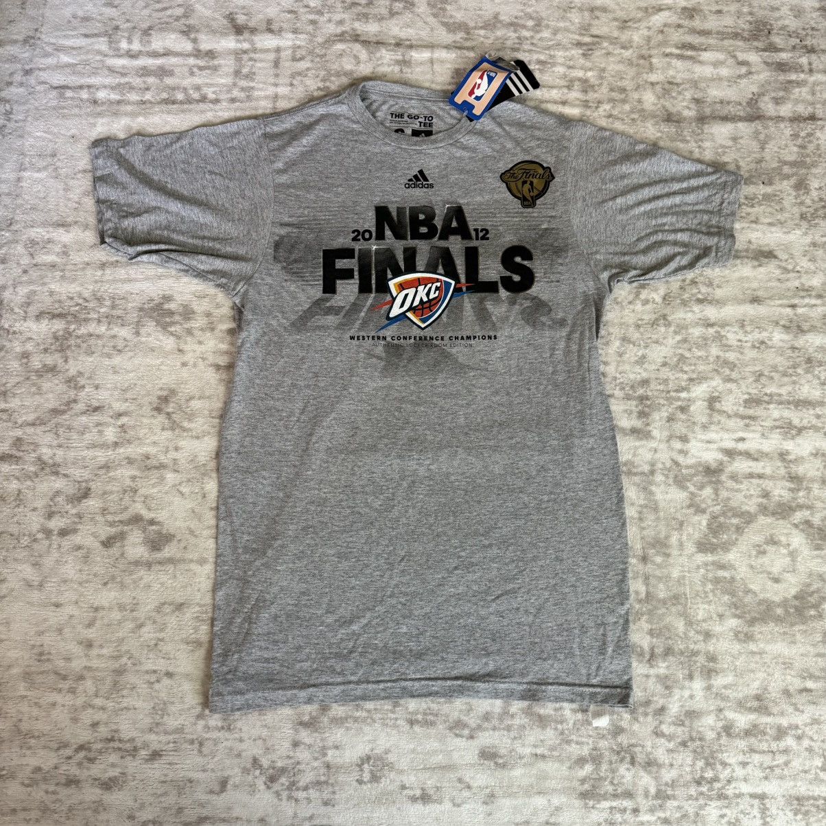Adidas Locker Room Edition Adidas 2012 NBA Finals OKC Thunder Tee Size US S / EU 44-46 / 1 - 1 Thumbnail