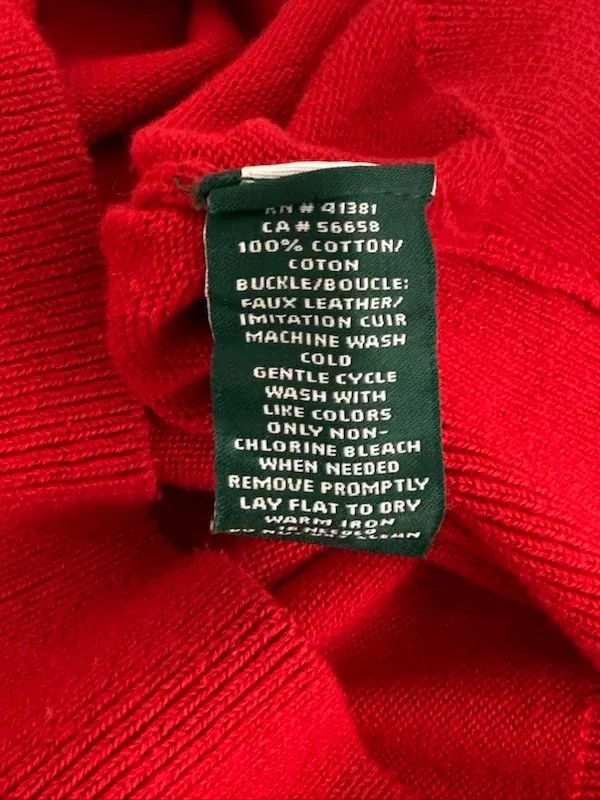Lauren Ralph Lauren Maglione Ralph Lauren Rosso Donna Taglia L Size L / US 10 / IT 46 - 4 Thumbnail