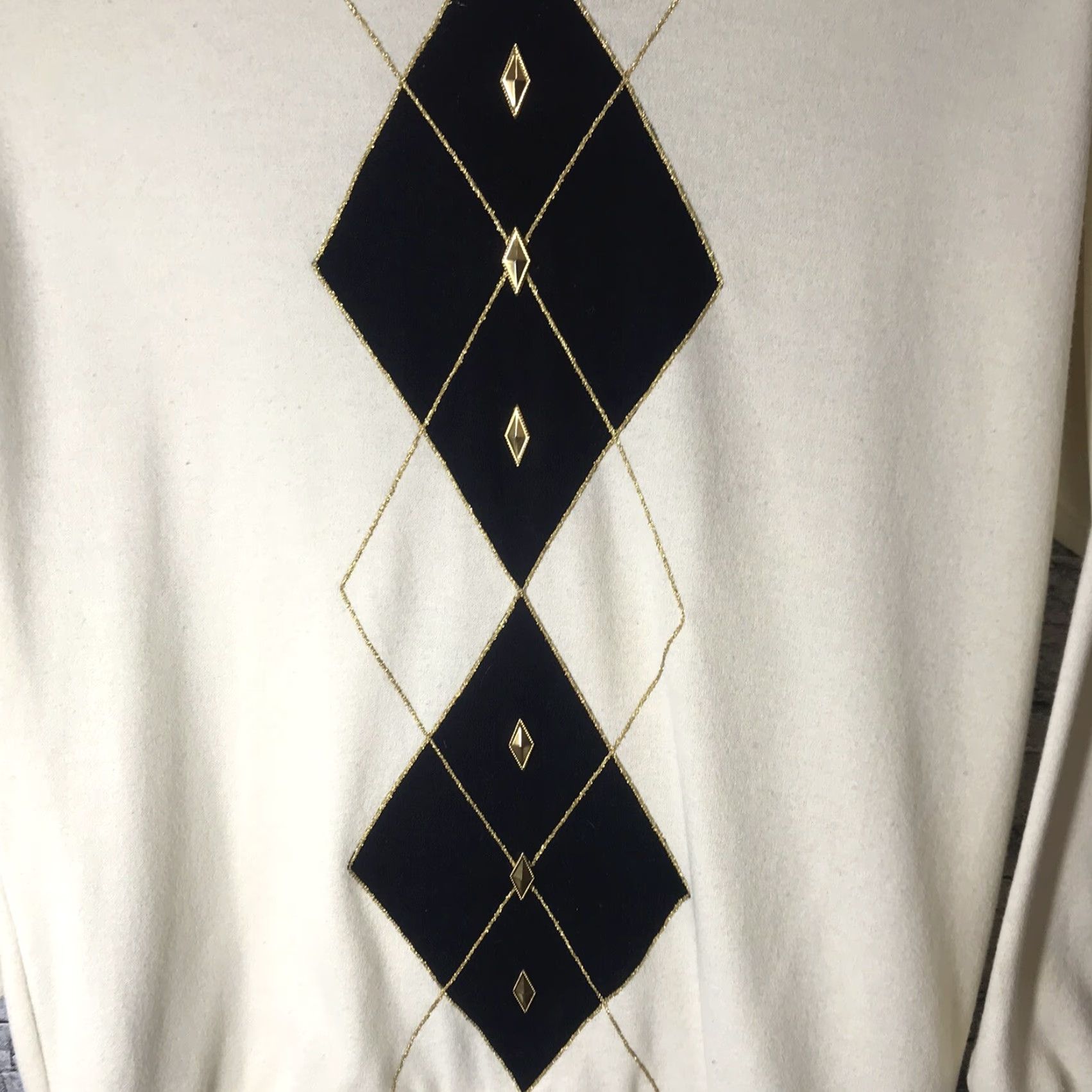 GRAFF VINTAGE Graff Shirt Geometric Beige 70s Cotton Blend Button Blouse Medium M Mens Size M / US 6-8 / IT 42-44 - 4 Thumbnail