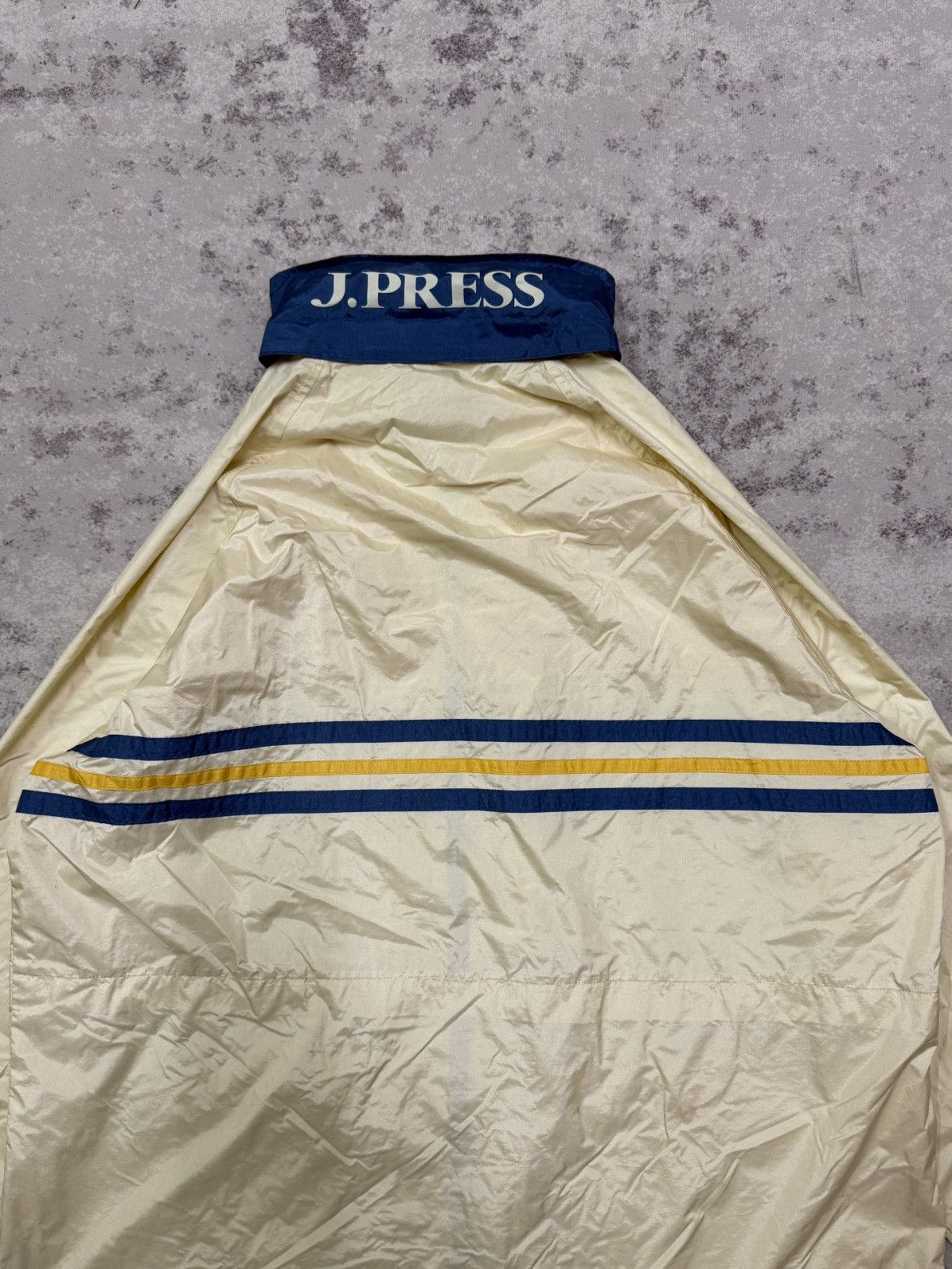 J. Press Vintage J.Press Water Resistant Windbreaker Jacket Hoodie Size US XL / EU 56 / 4 - 13 Thumbnail
