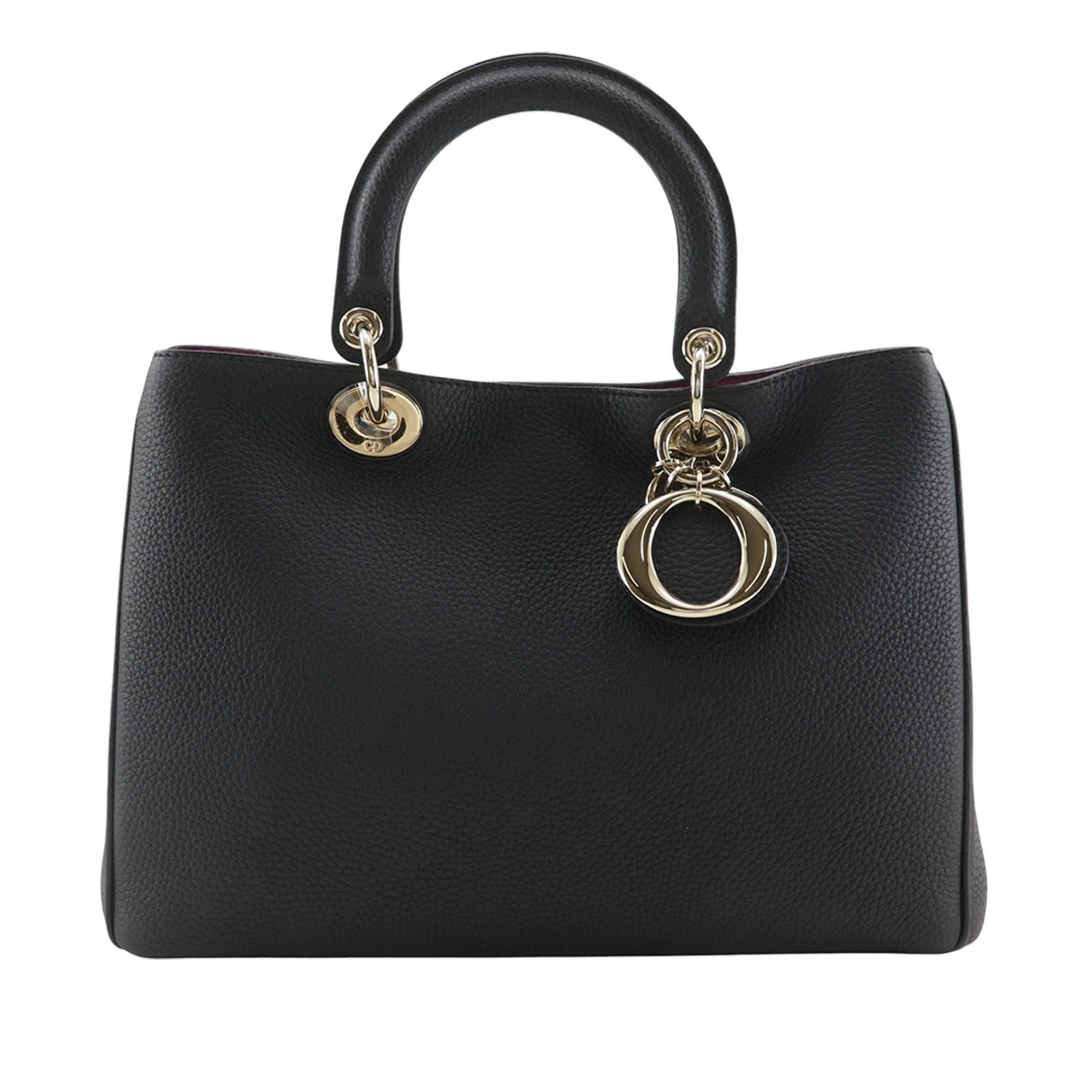 Dior Large Leather Diorissimo Satchel Size ONE SIZE - 1 Thumbnail