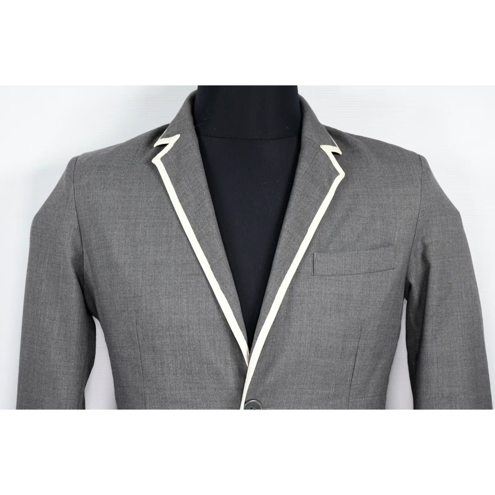 Yohji Yamamoto Y3 Yohji Yamamoto Adidas Blazer Jacket Men's Wool size S Color Gray - Blazer Size 36R - 2 Thumbnail