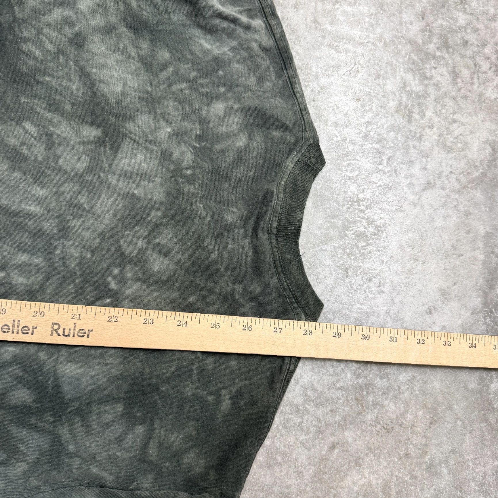 The Mountain VINTAGE The Mountain Shirt Mens Medium Green Black Tie-Dye Tiger Big Face Graphic Animal Size US M / EU 48-50 / 2 - 5 Thumbnail