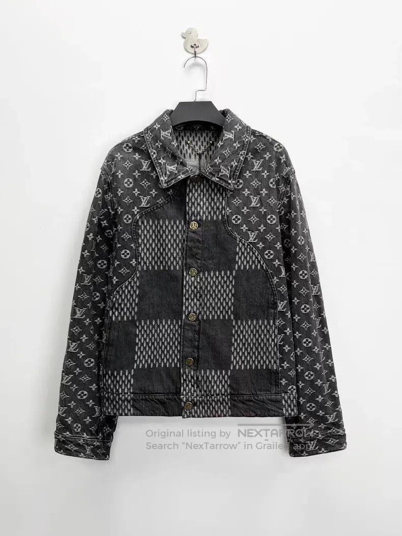Louis Vuitton Louis Vuitton Black presbyopic full print patchwork denim Size US S / EU 44-46 / 1 - 1 Thumbnail