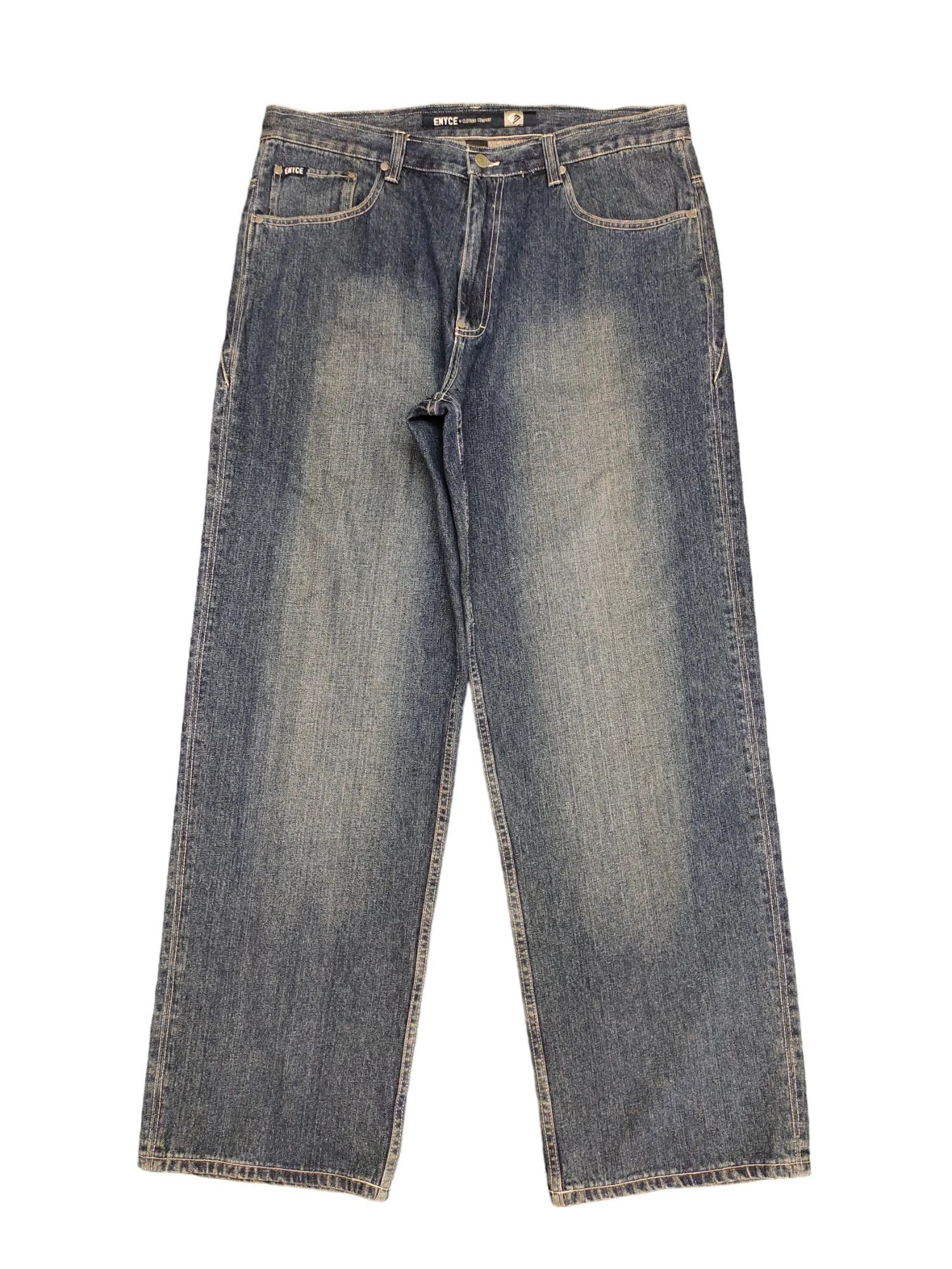 Enyce Vintage Y2k Enyce Denim Baggy Pants Wide Leg Streetwear Size US 36 / EU 52 - 1 Thumbnail