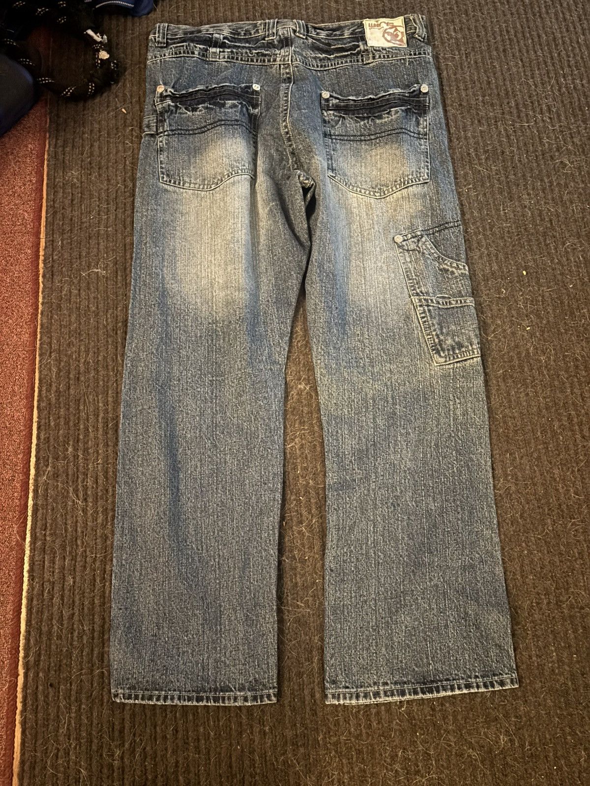 Other Y2k Baggy Wire Denim Jeans Size US 40 / EU 56 - 2 Thumbnail