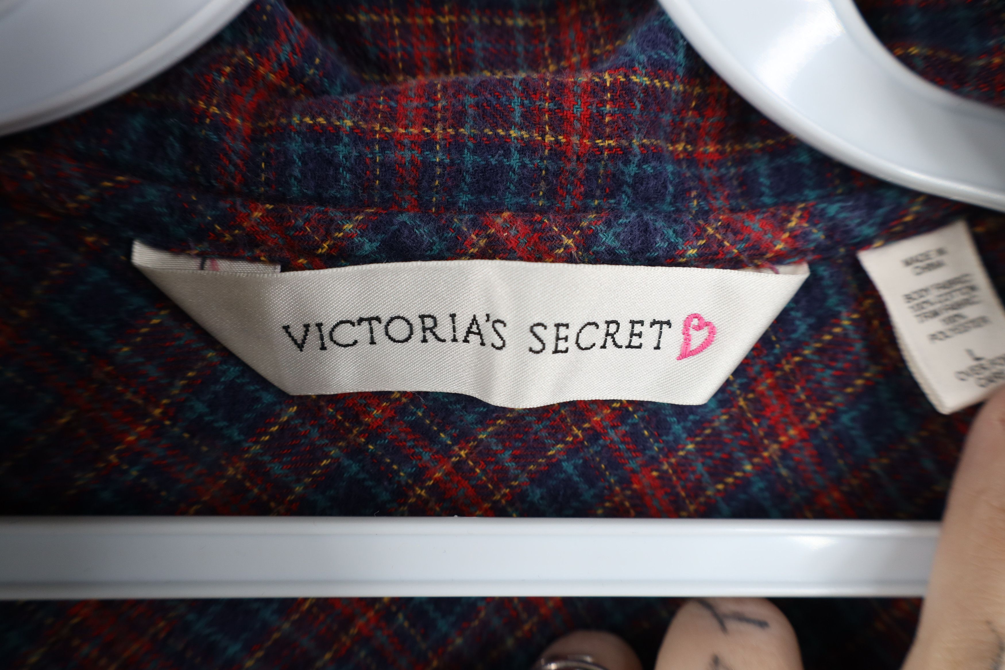Victoria's Secret Vintage 90s Y2K Victorias Secret Monogram Pajamas Shirt Size L / US 10 / IT 46 - 7 Thumbnail