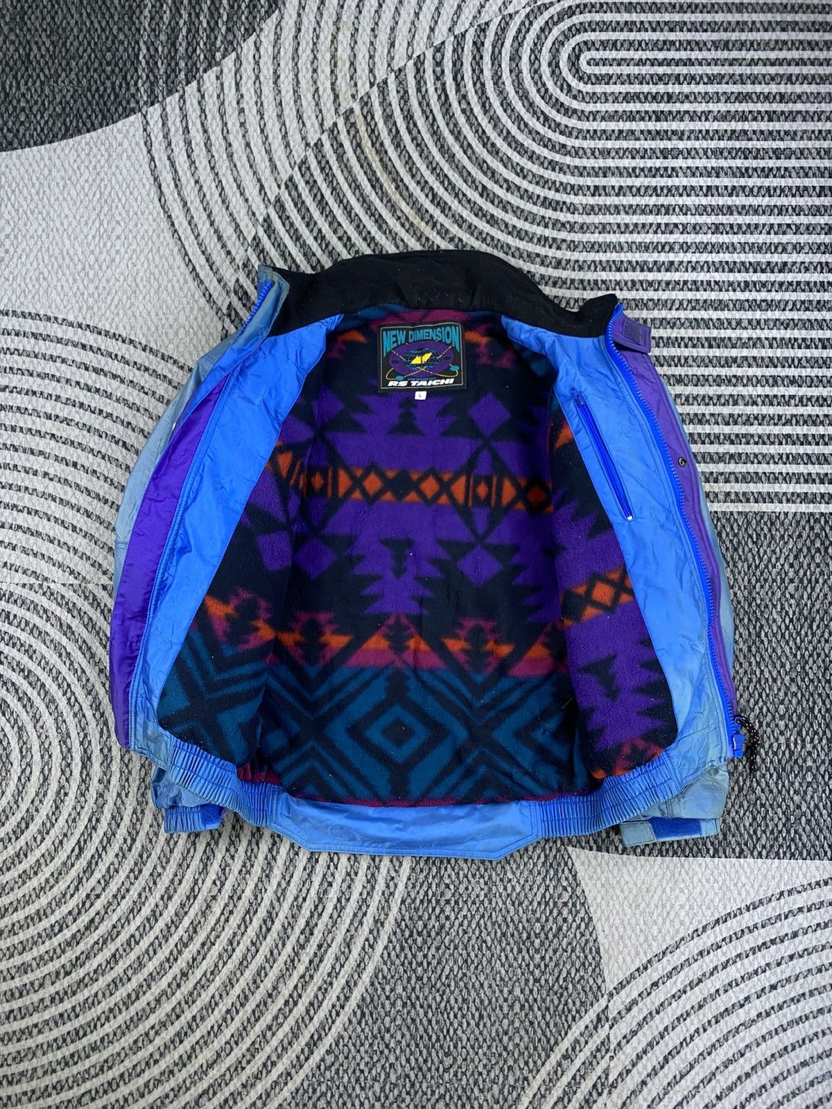 Japanese Brand Vtg New Dimension RS Taichi Weather Proof Bomber Jacket Size US XL / EU 56 / 4 - 9 Thumbnail