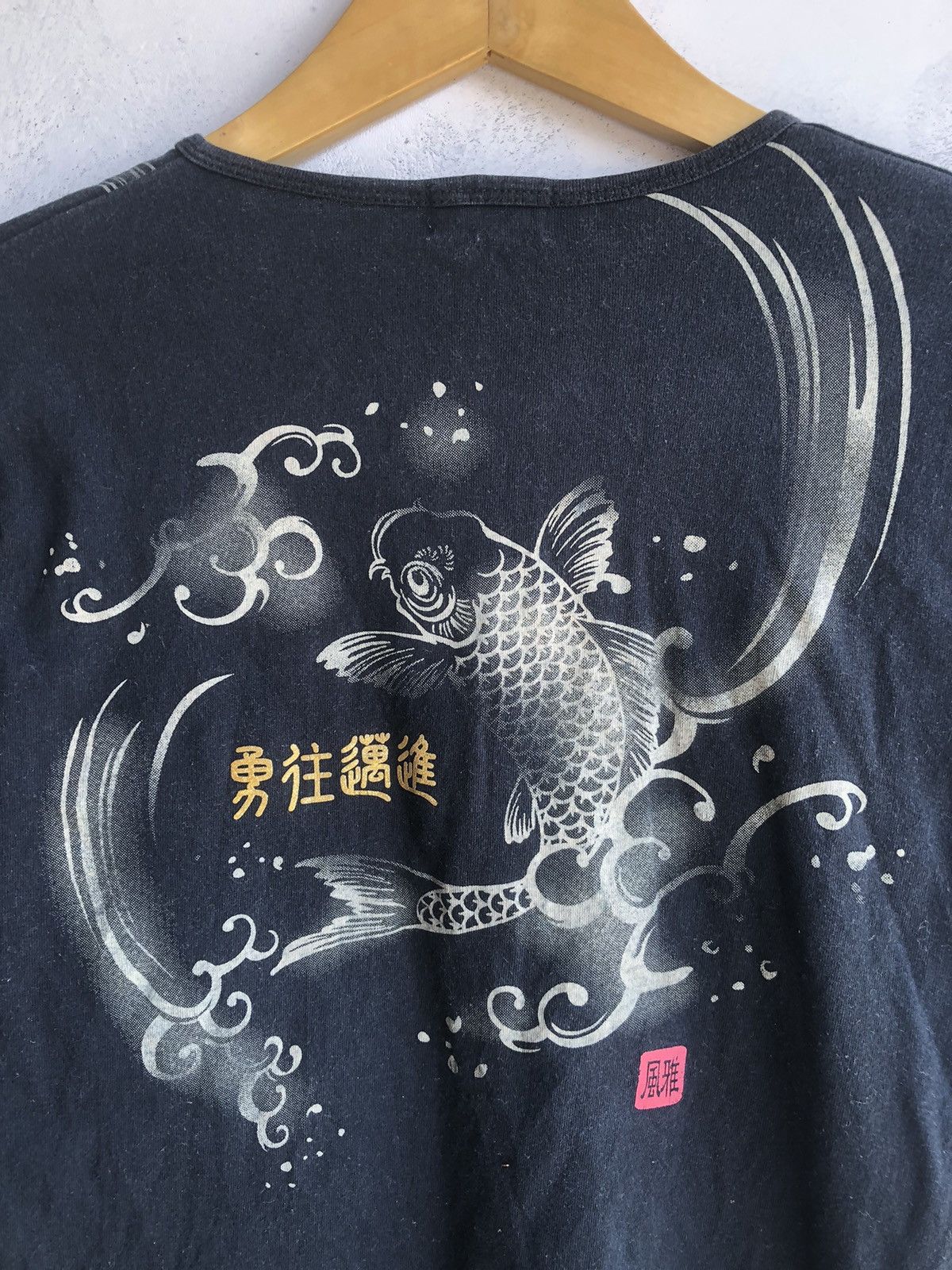 Hysteric Glamour JAPANESE Gothic Poem LongSleeve Sukajan Style Size US M / EU 48-50 / 2 - 7 Thumbnail