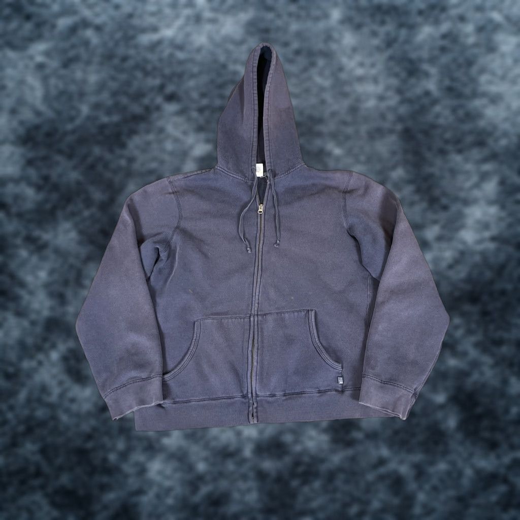 Vintage VINTAGE Old Navy Hoodie Mens XL Navy Blue Faded Distressed Full Zip Y2K Size US XL / EU 56 / 4 - 1 Thumbnail