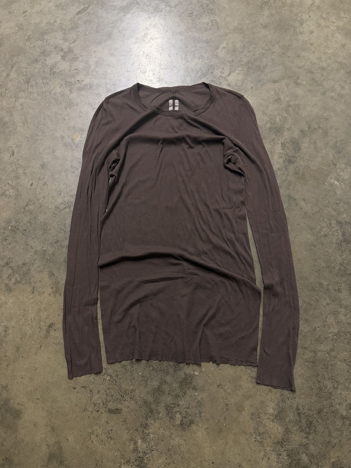 Rick Owens Rick Owens Strobe long sleeve T shirt sz XL | Grailed