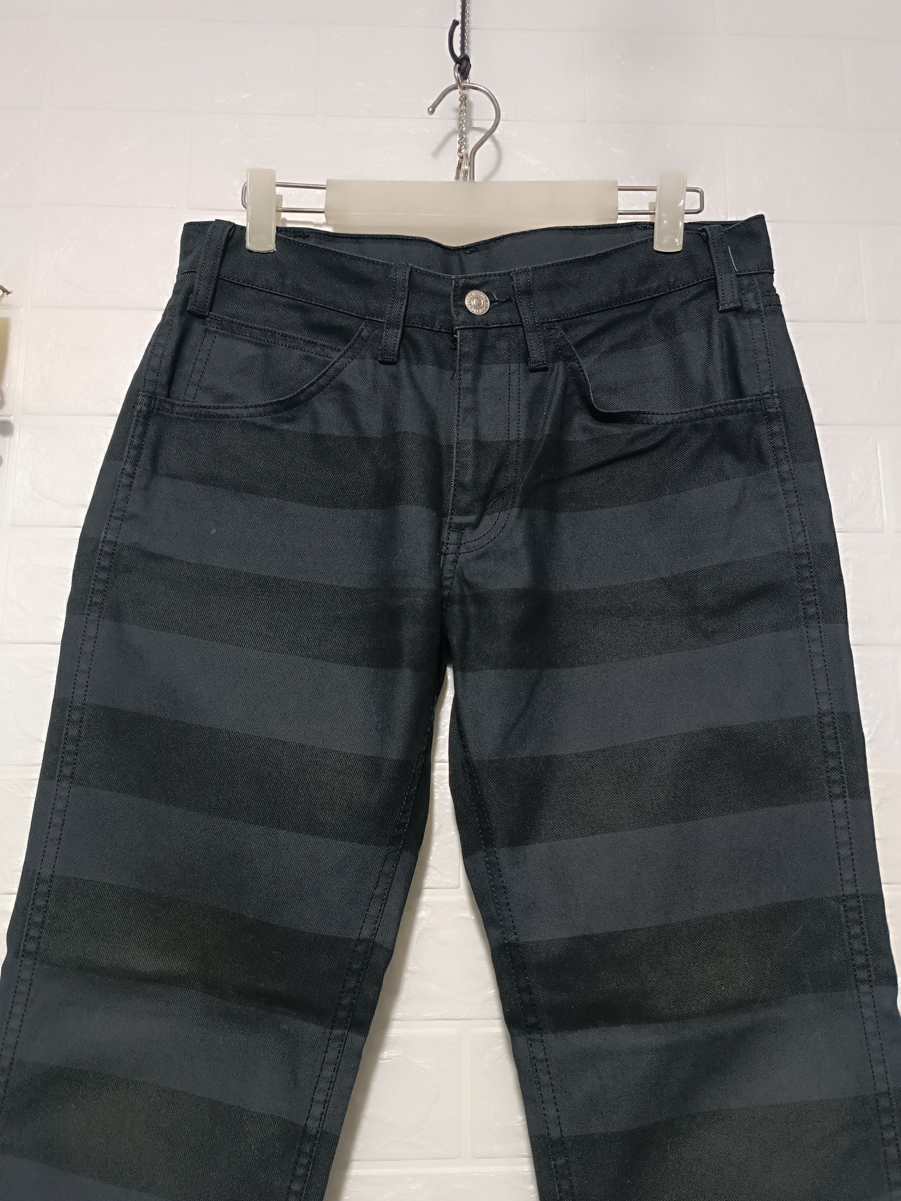 Levi's Vintage Levi's Black Gray Prison Stripes Size US 32 / EU 48 - 2 Thumbnail