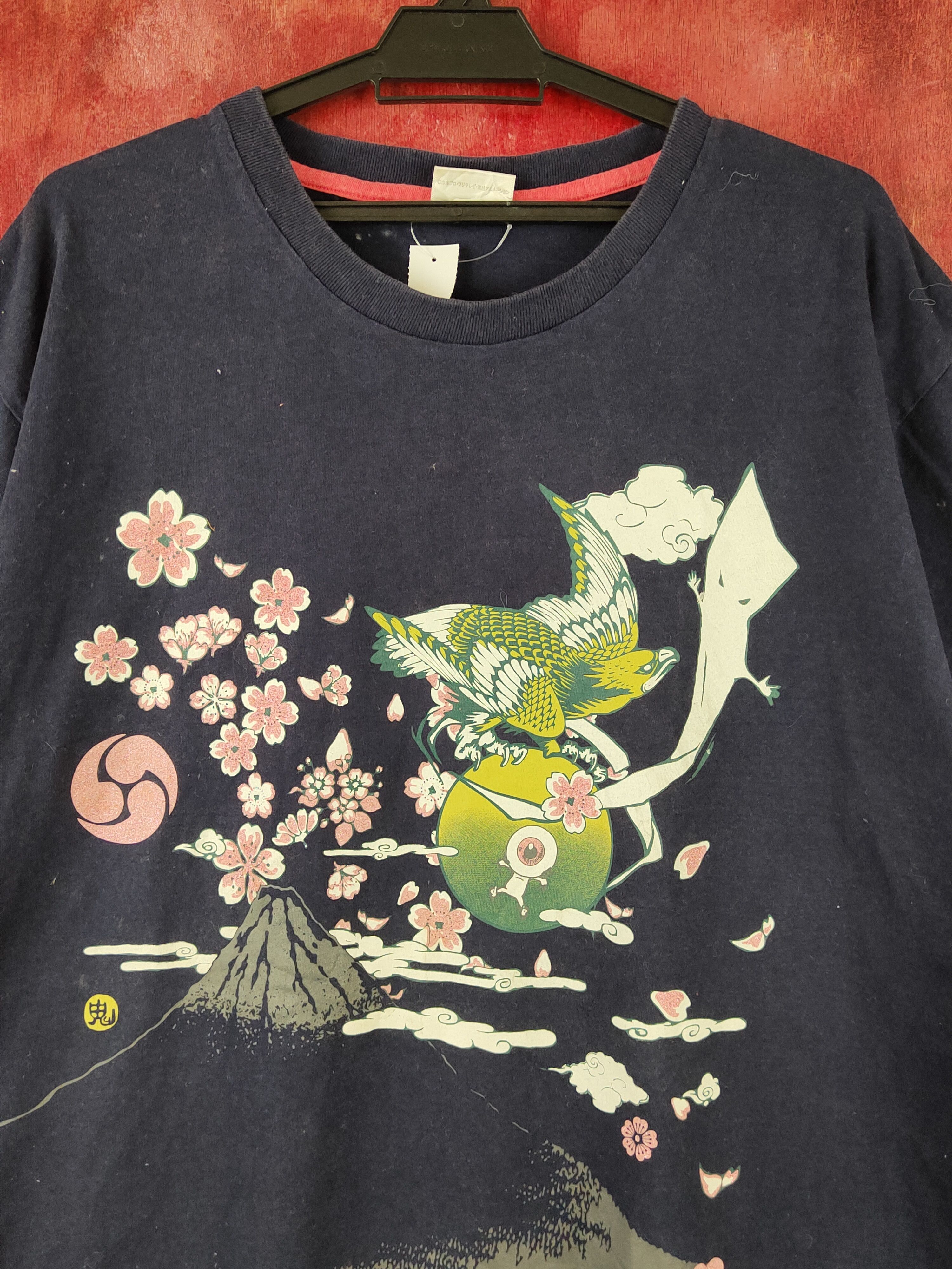 Edition Japan × Japanese Brand × Vintage Japan art Dark Blue Short Sleeve T-shirts #S2304 Size US XL / EU 56 / 4 - 2 Thumbnail